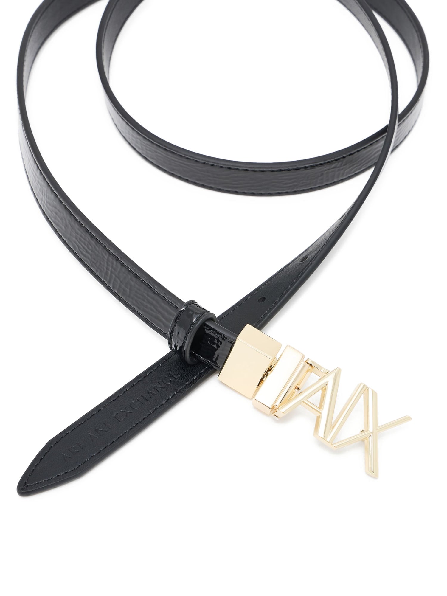 Armani Exchange Cintura Reversibile Nero