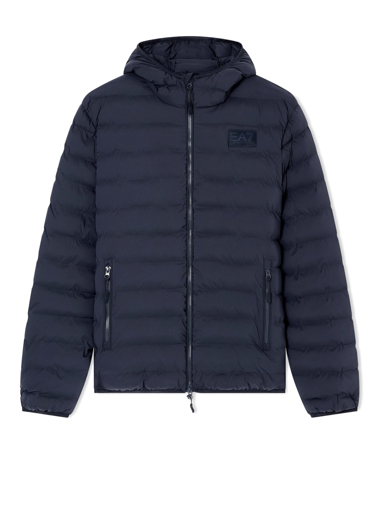 Ea7 Technical fabric Padded Hood Uomo Blu