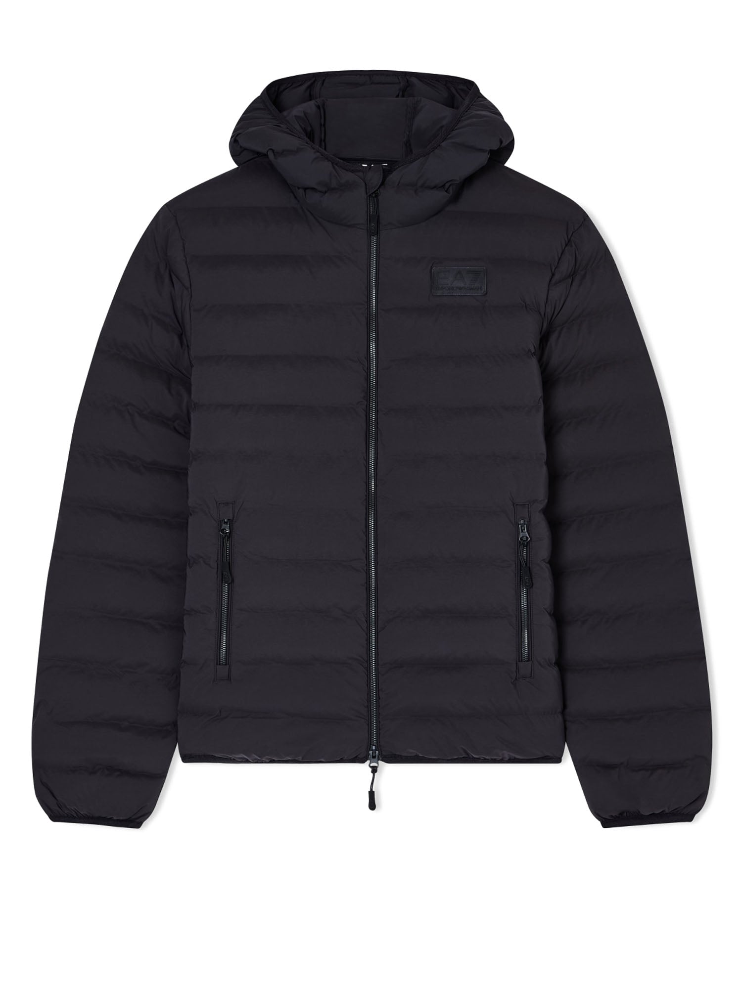 Ea7 Technical fabric Padded Hood Uomo Nero