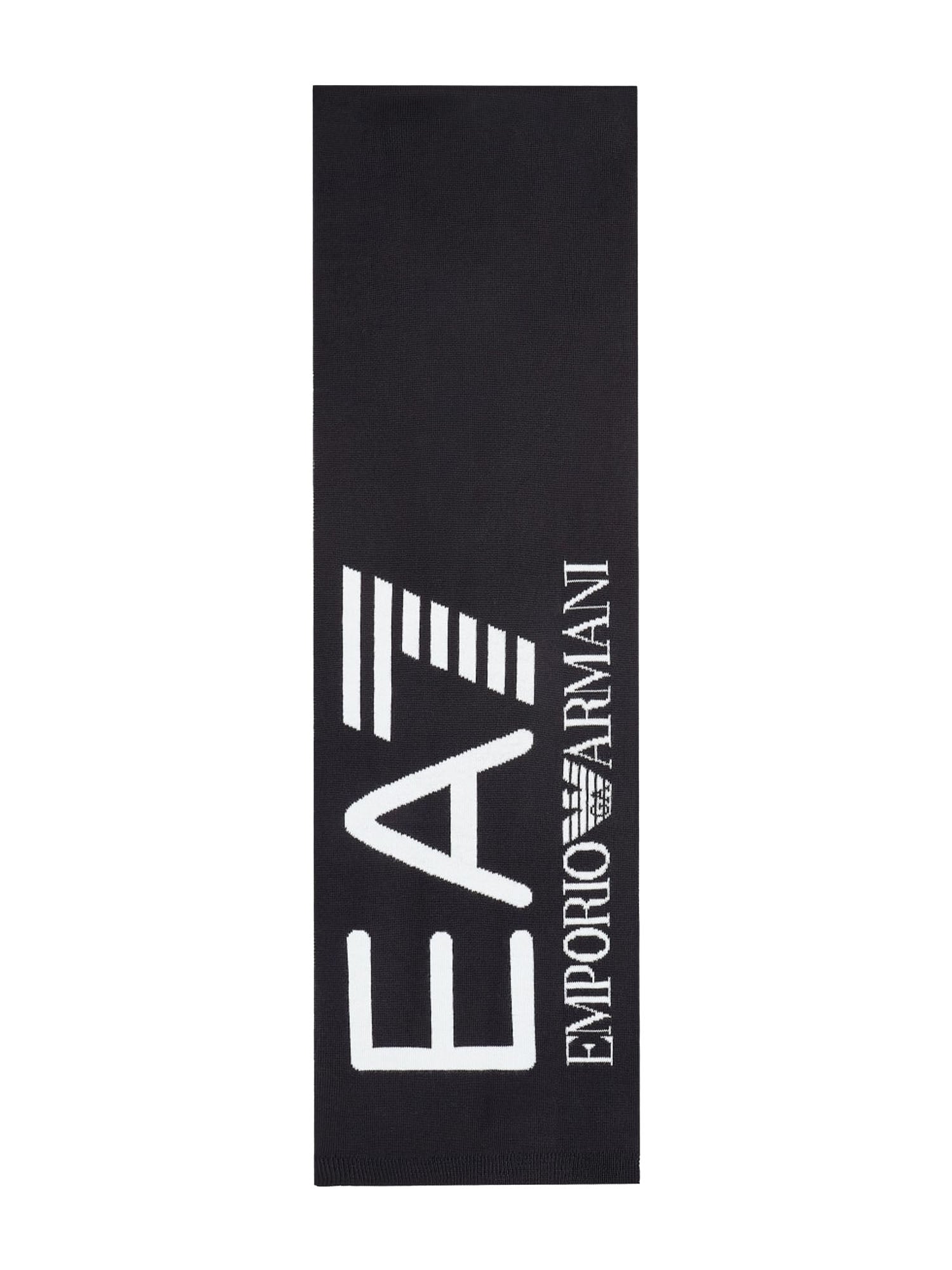 Ea7 Visibility Sciarpa EA7 Oversized Logo Nero