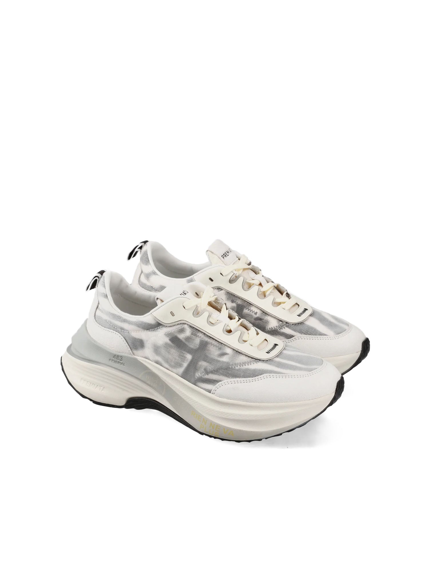 Premiata Hill 7507 Sneakers Donna Beige