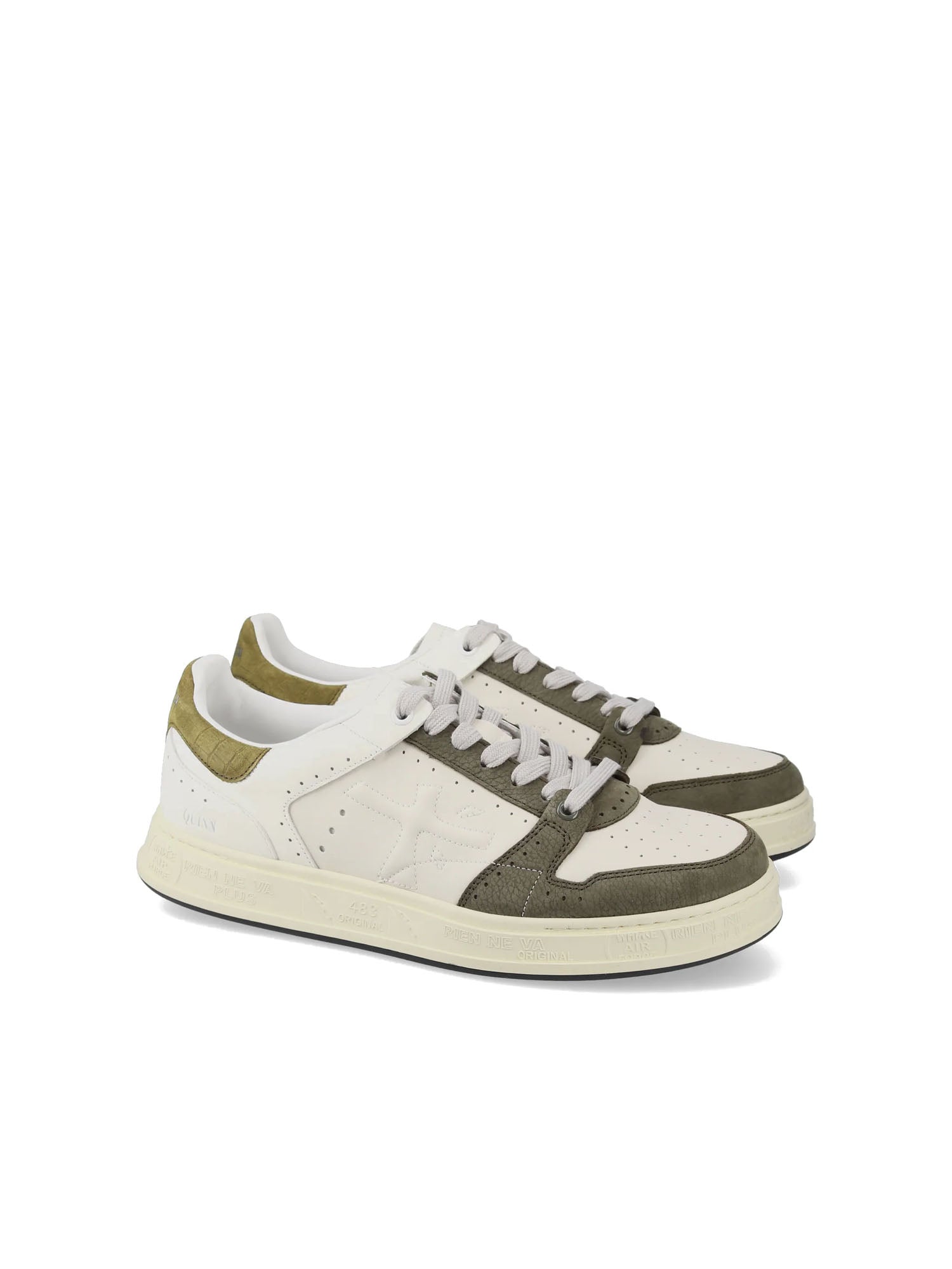 Premiata Quinn 7637 Sneakers Uomo Bianco