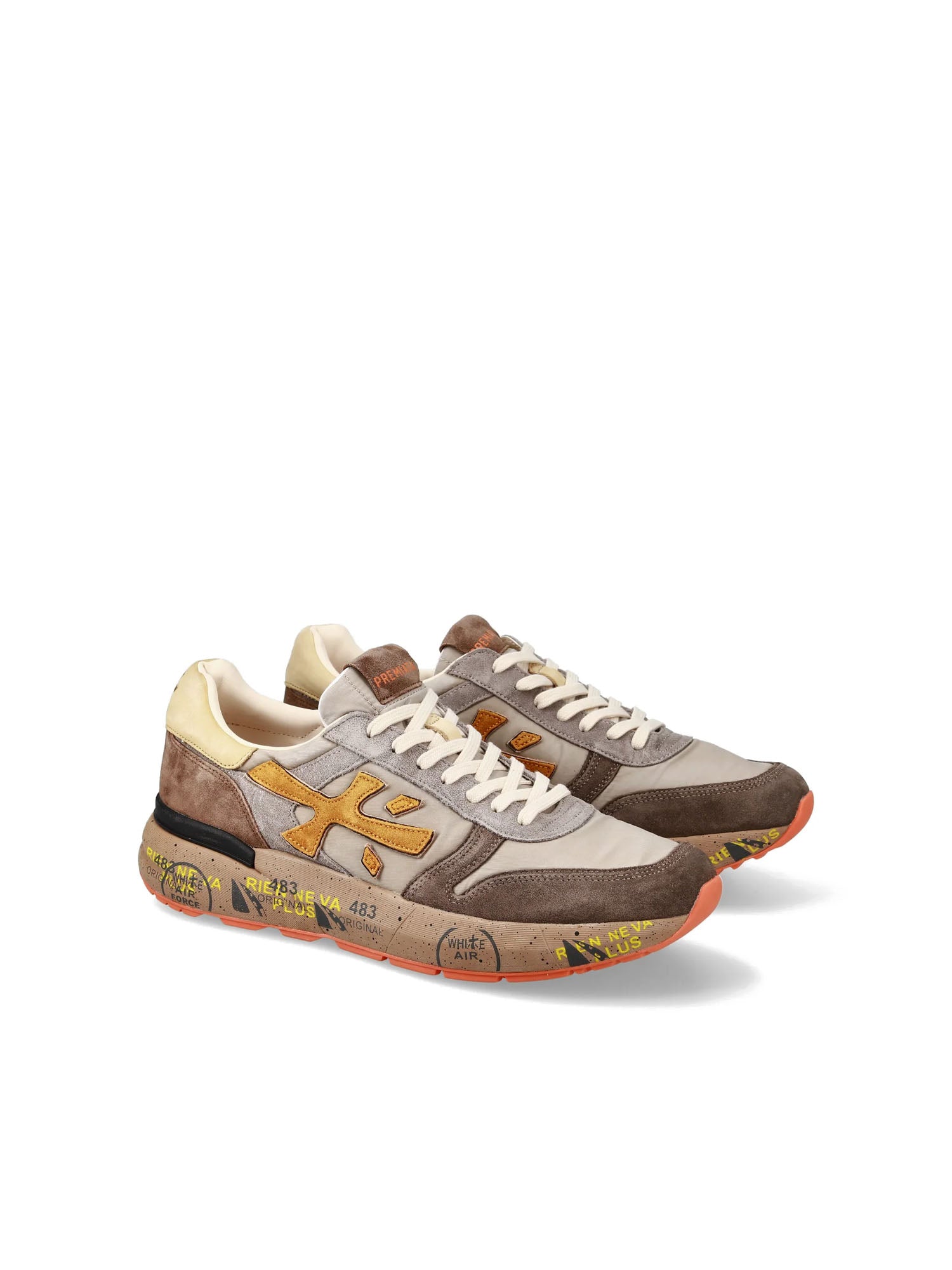 Premiata Mick 7866 Sneakers Uomo Marrone
