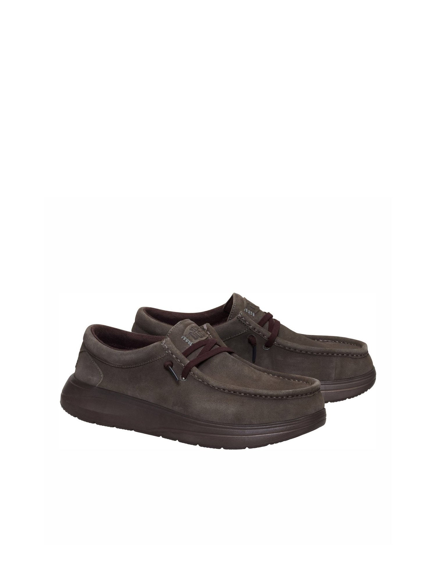 Hey Dude Wally Comf Suede Major Marrone
