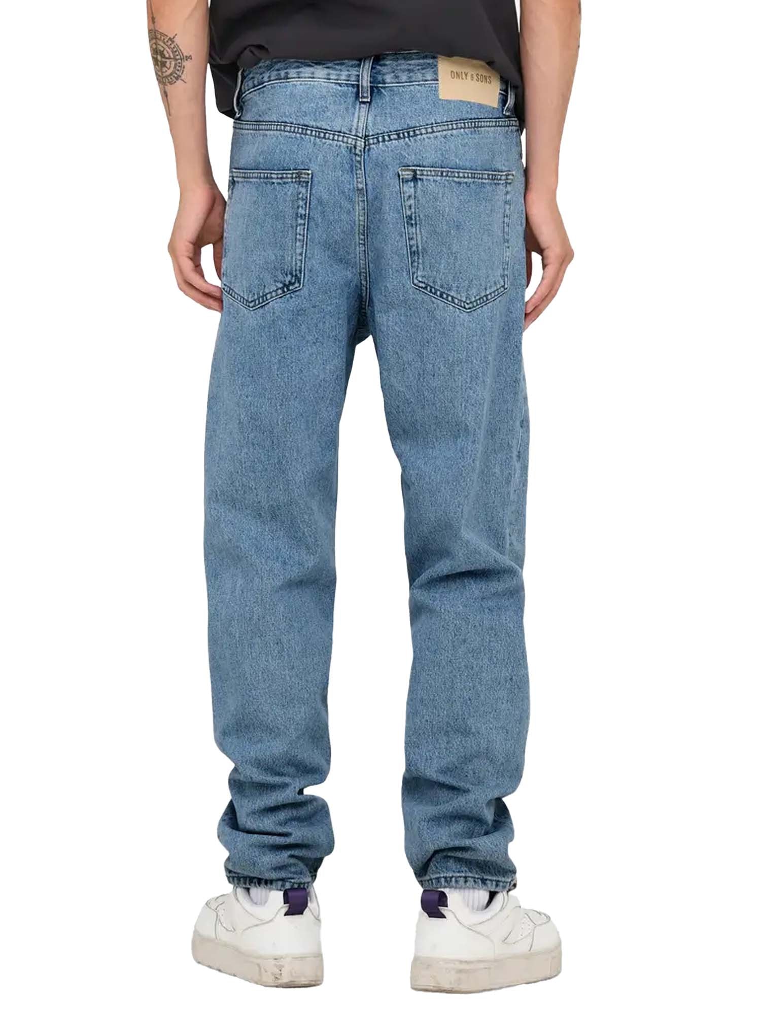 Only & Sons Jeans Tye Loose Azzurro