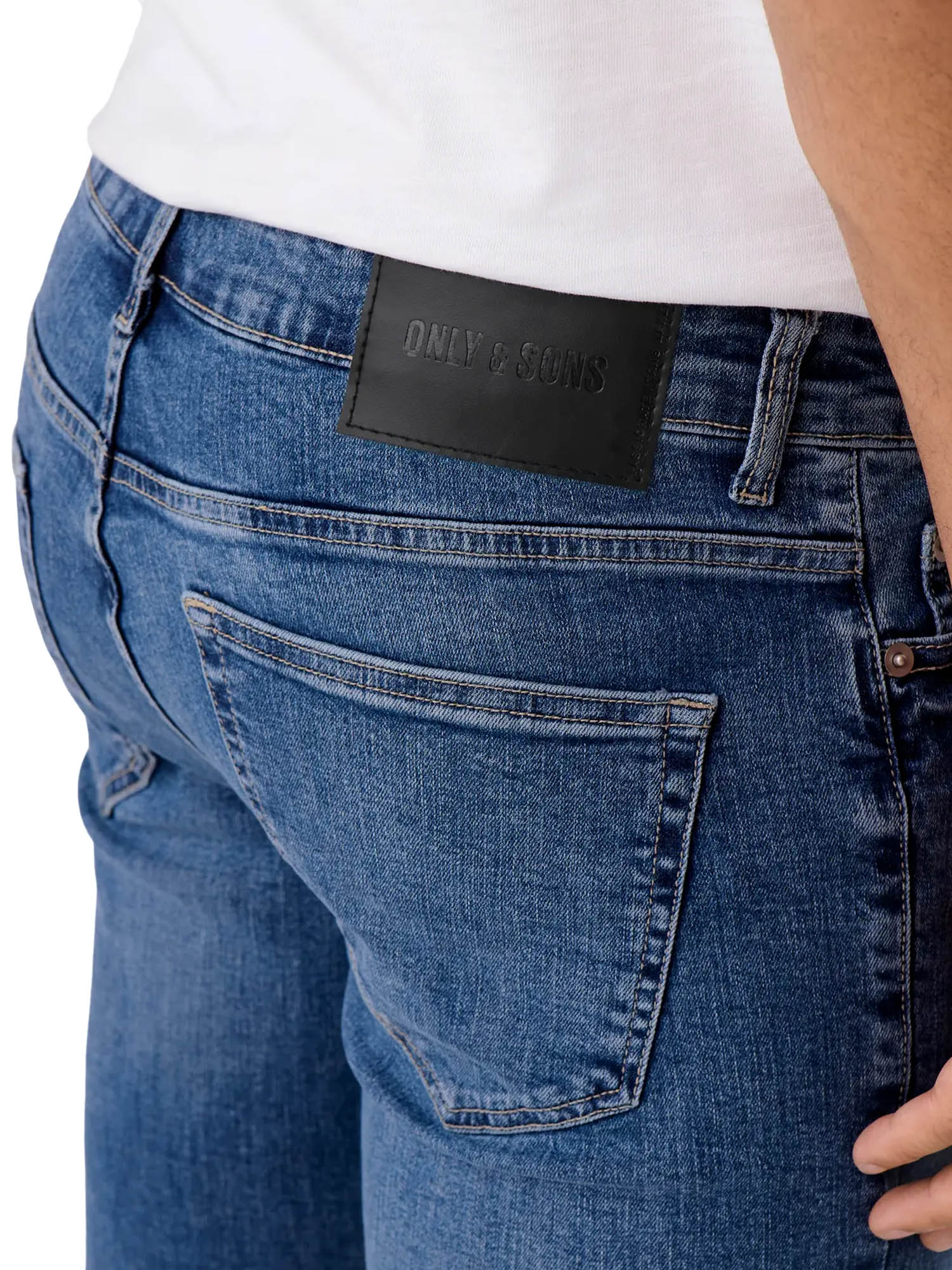 Only & Sons Jeans WEFT Vita media Regular Fit Blu