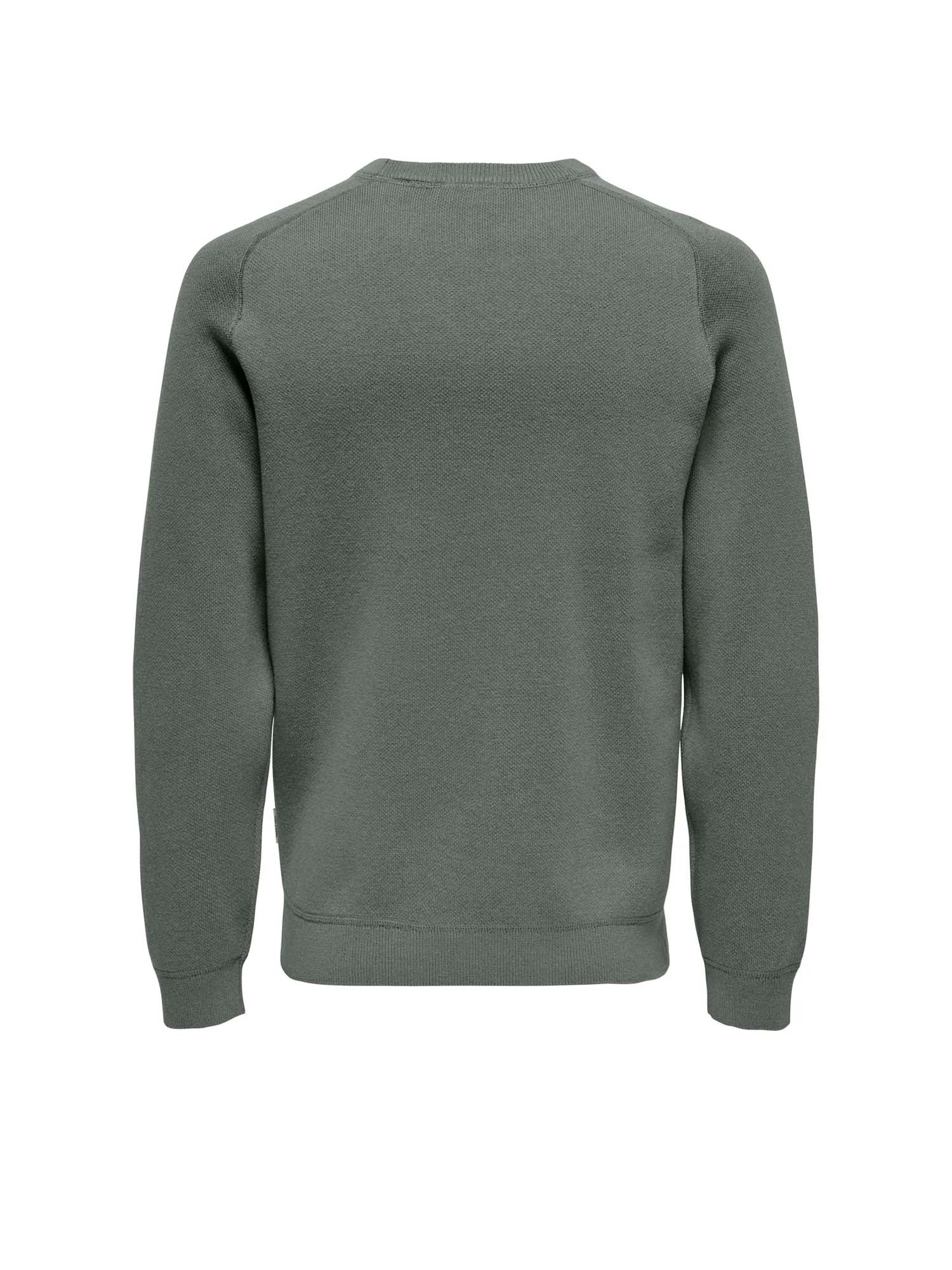 Only & Sons Maglione Pin Girocollo Grigio
