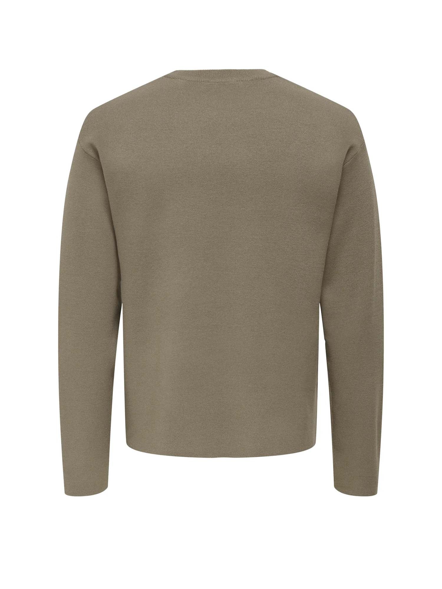 Only & Sons Maglione Cooper Relaxed LS 12 Marrone