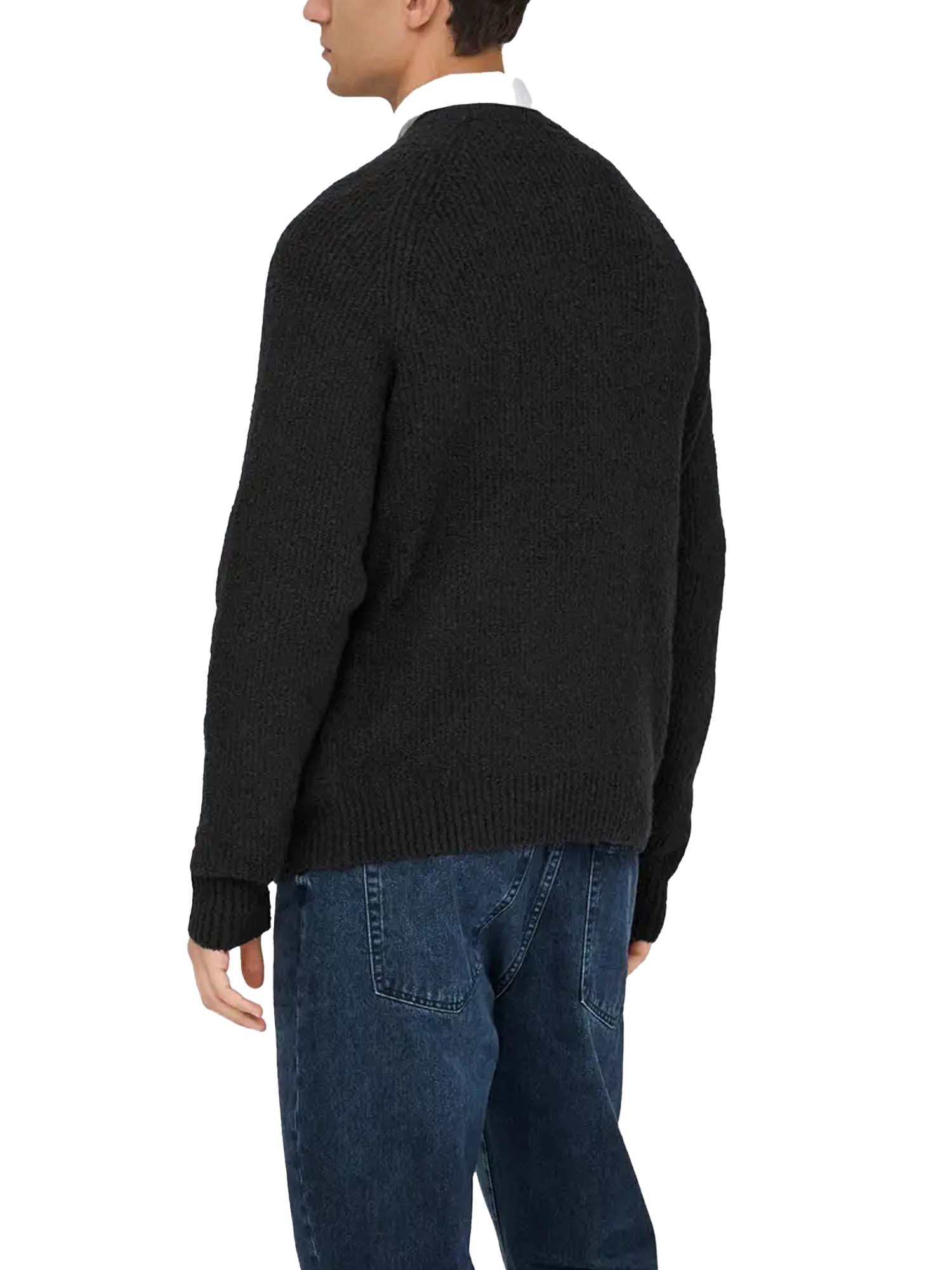 Only & Sons Maglione Dale Life Relaxed LS Raglan Nero