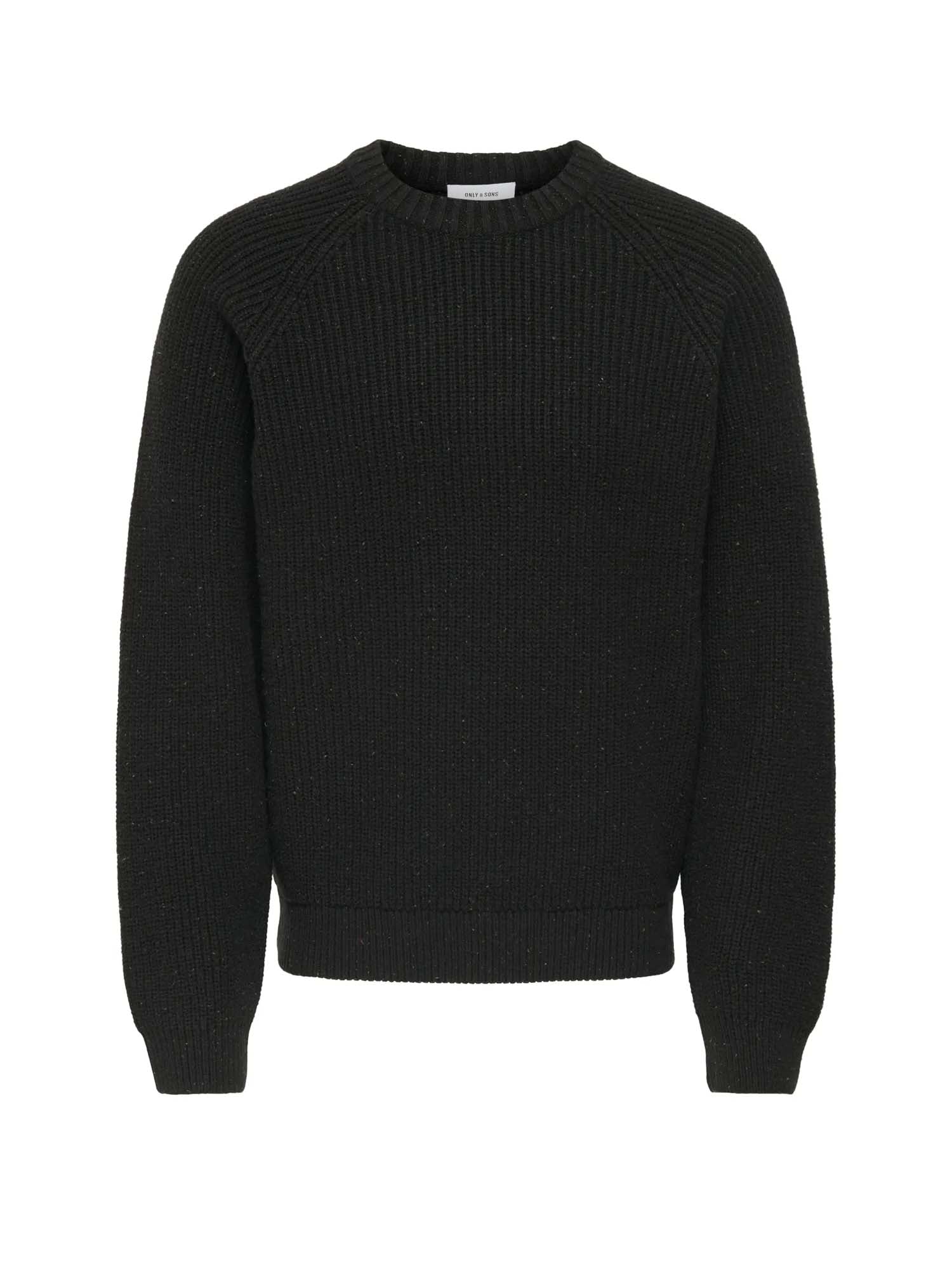 Only & Sons Maglione Litus Regular 5 Naps Nero