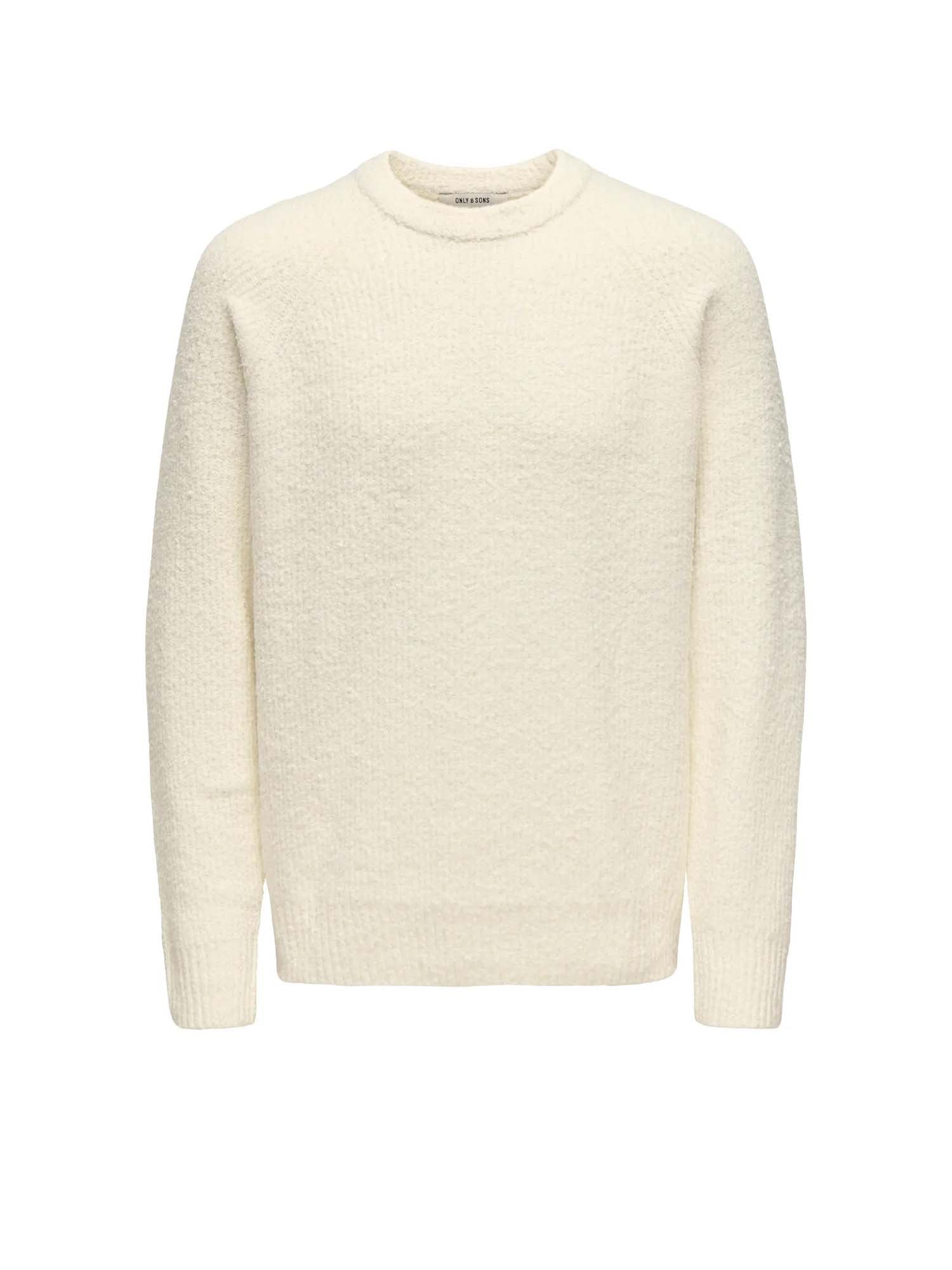 Only & Sons Maglione Dale Life Relaxed LS Raglan Bianco