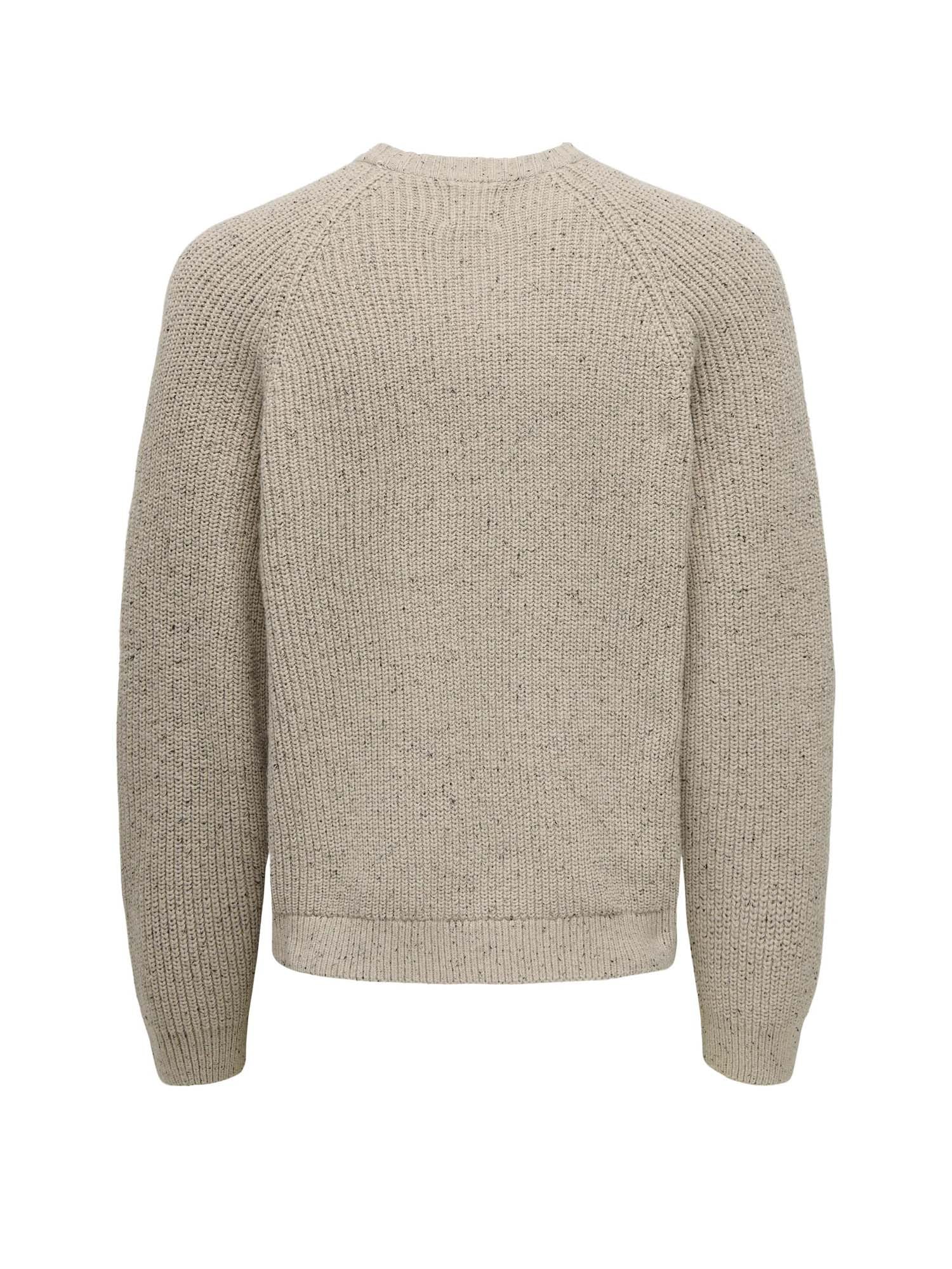 Only & Sons Maglione Litus Regular 5 Naps Grigio