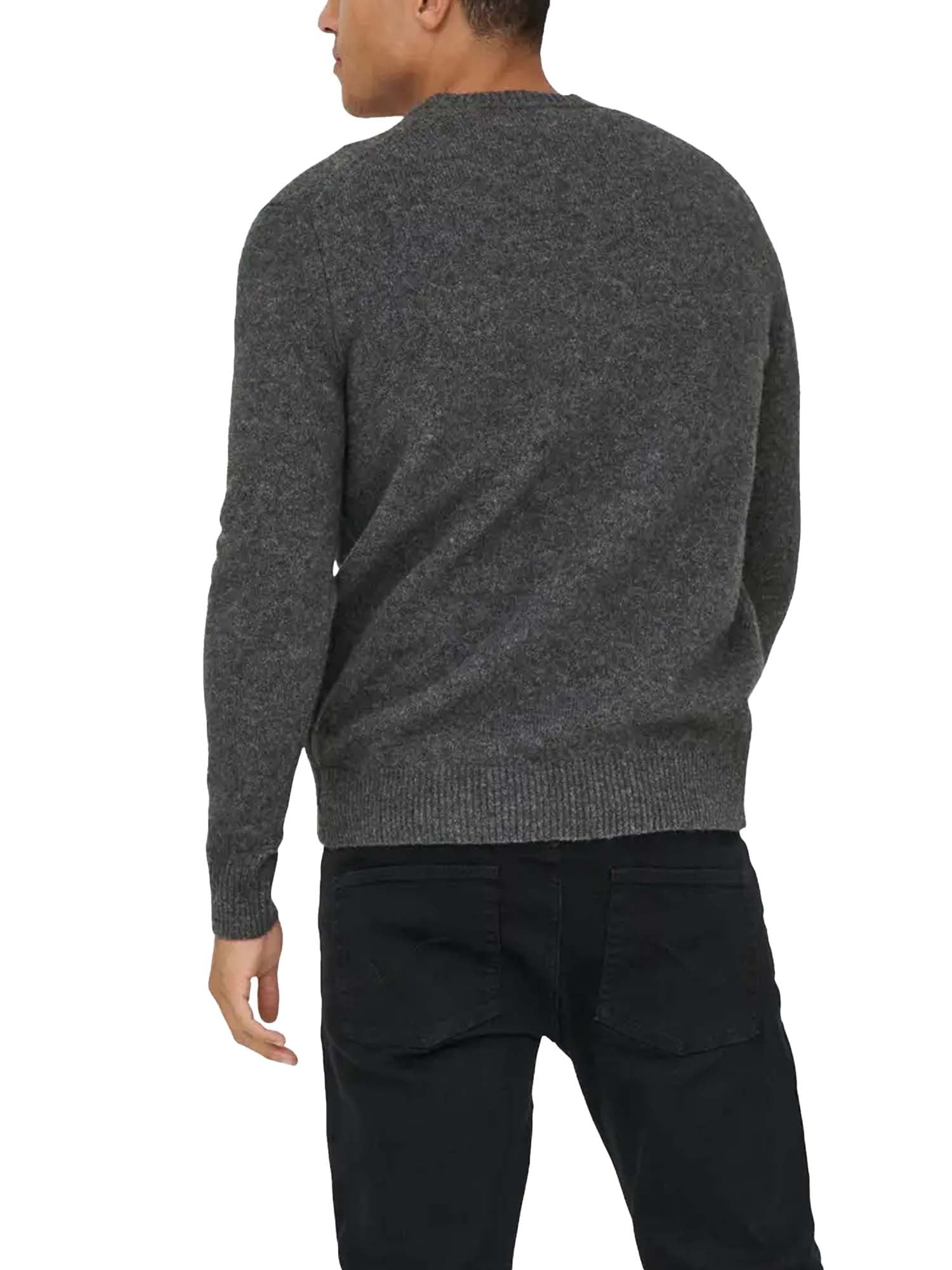 Only & Sons Maglioni Ray Regular LS Grigio