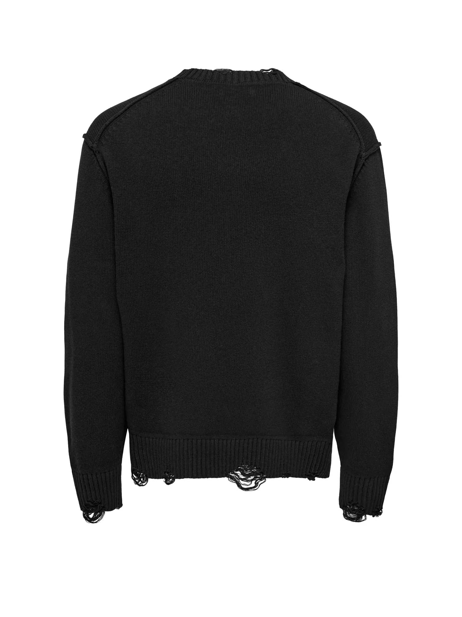 Only & Sons Maglione Tune Relaxed LS Crew Neck Nero