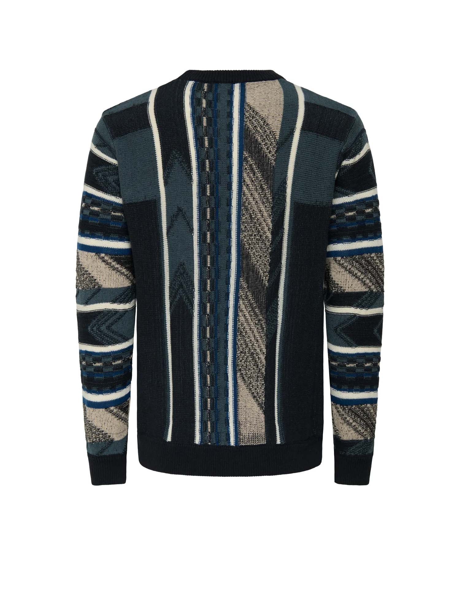Only & Sons Maglione Rise Reg LS Pattern Blu