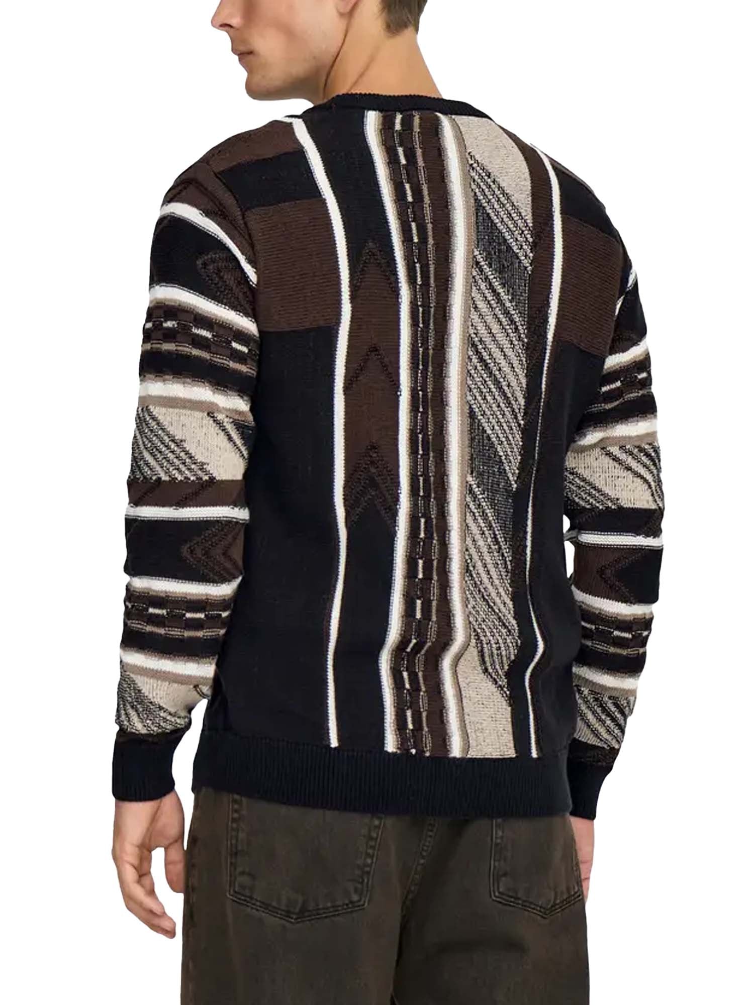 Only & Sons Maglione Rise Reg LS Pattern Nero
