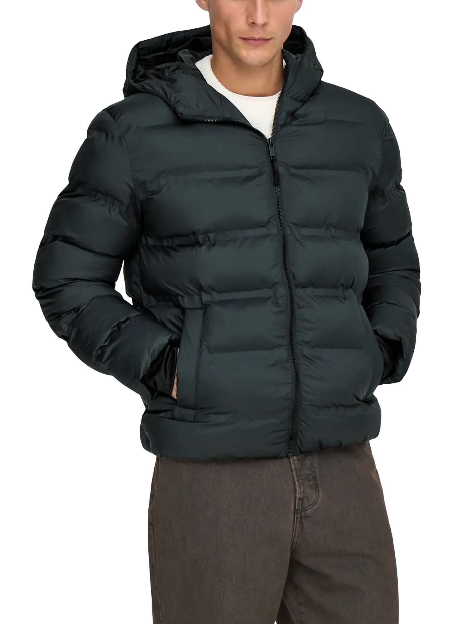 Only & Sons Piumino Union Seamles Life Nero