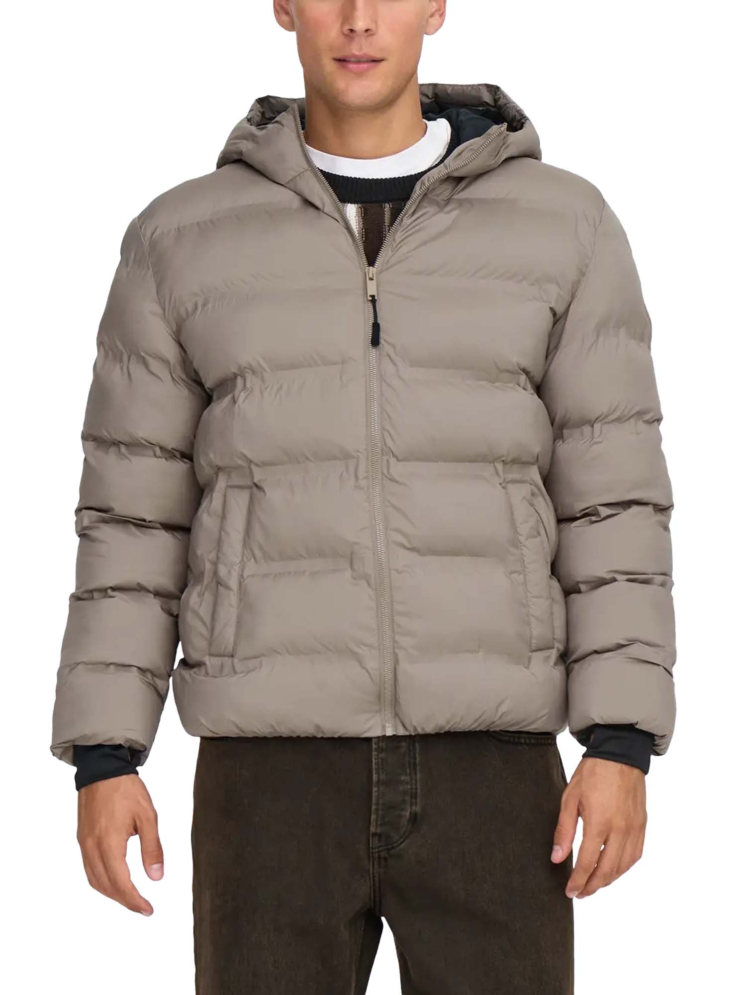 Only & Sons Piumino Union Seamles Life Marrone