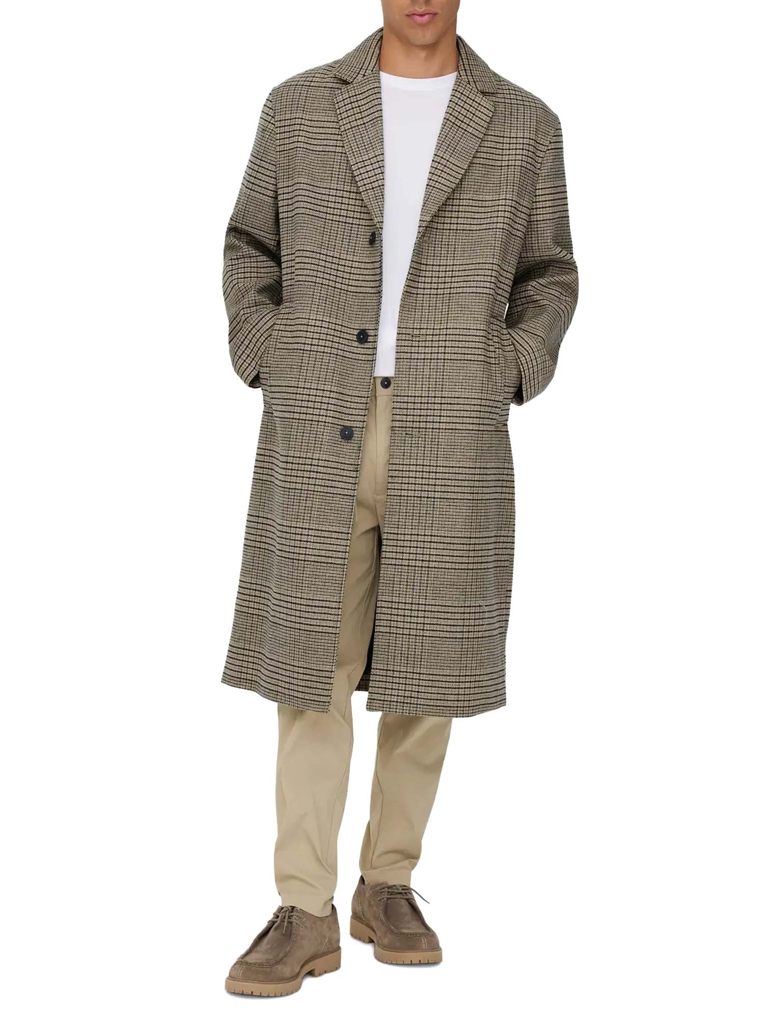 Only & Sons Onsolaf Wool Jacket Otw Marrone