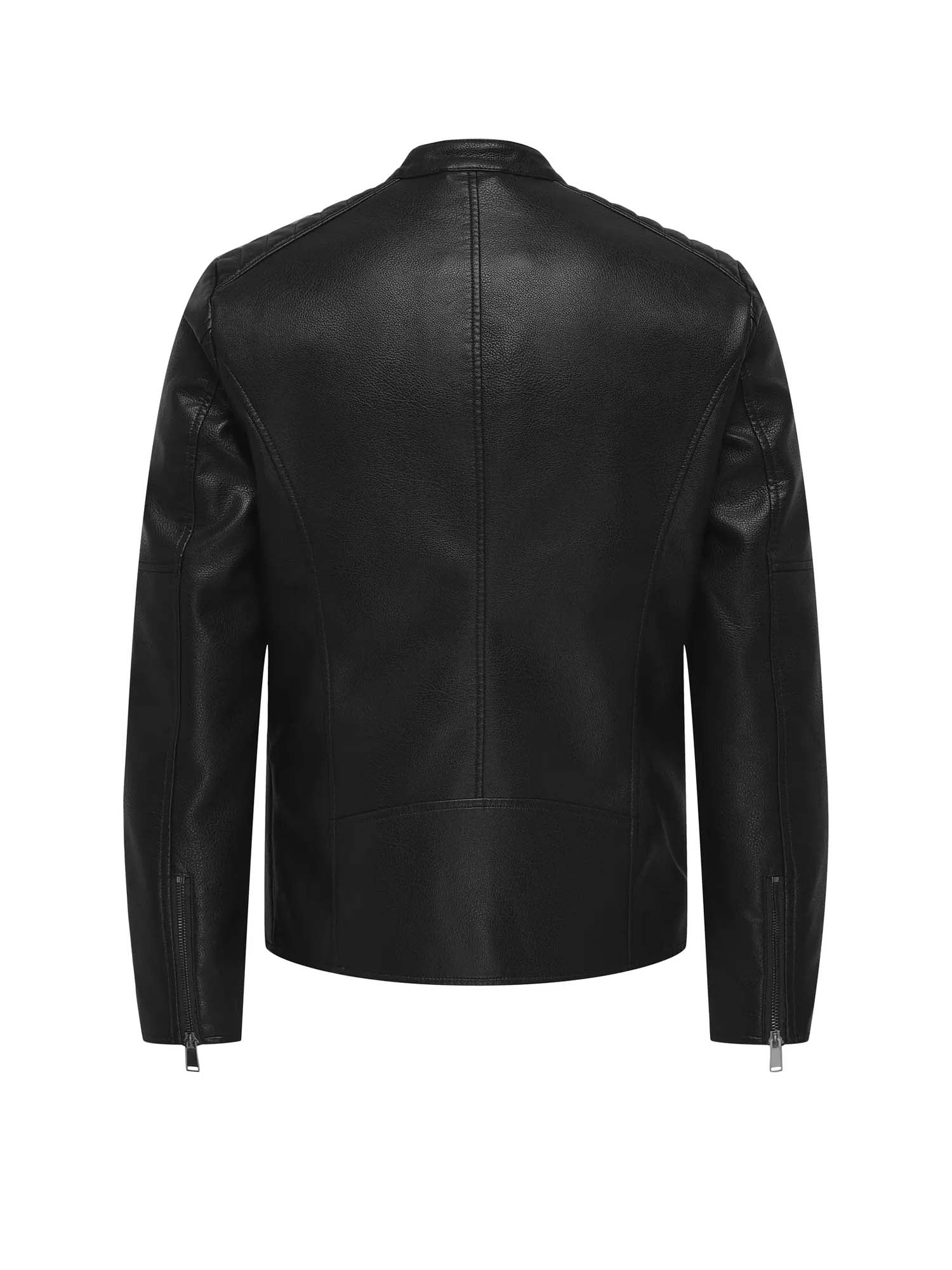 Only & Sons Giacca Holger Pu Racer Nero