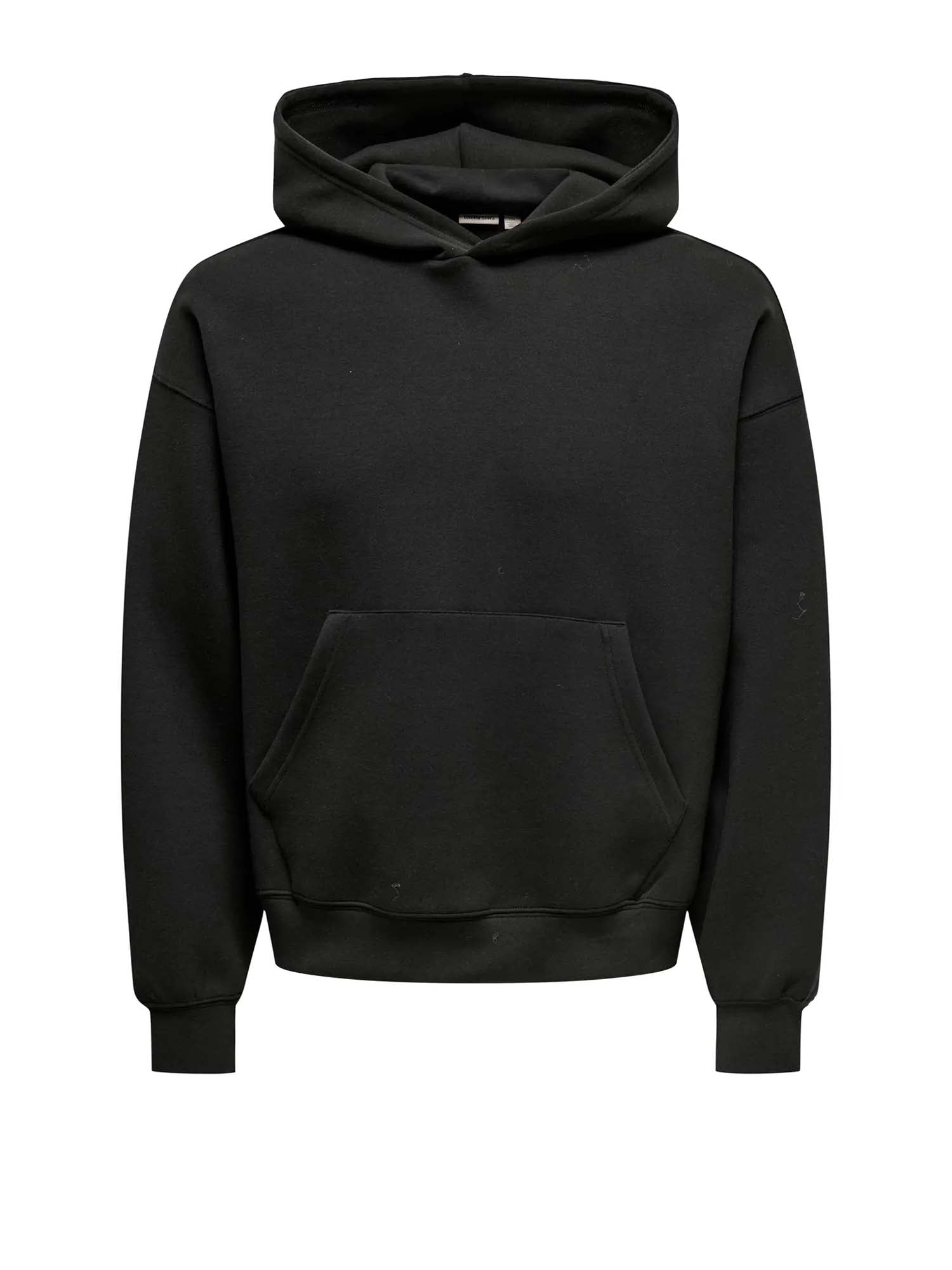 Only & Sons Felpa Goyle Boxy LS Scuba Nero