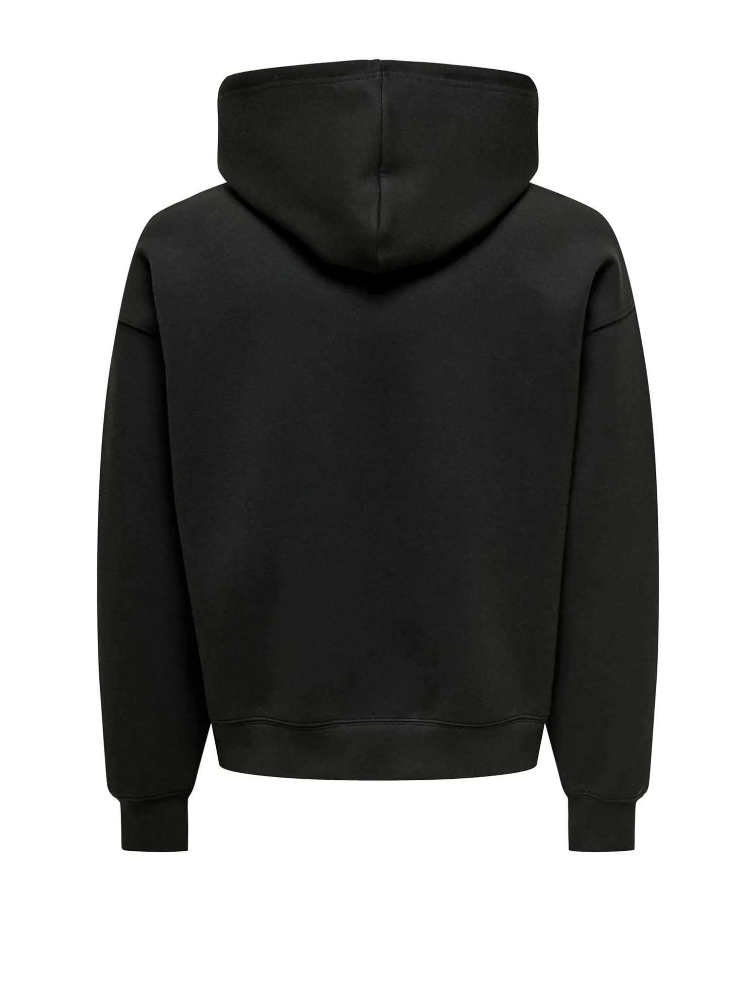 Only & Sons Felpa Goyle Boxy LS Scuba Nero