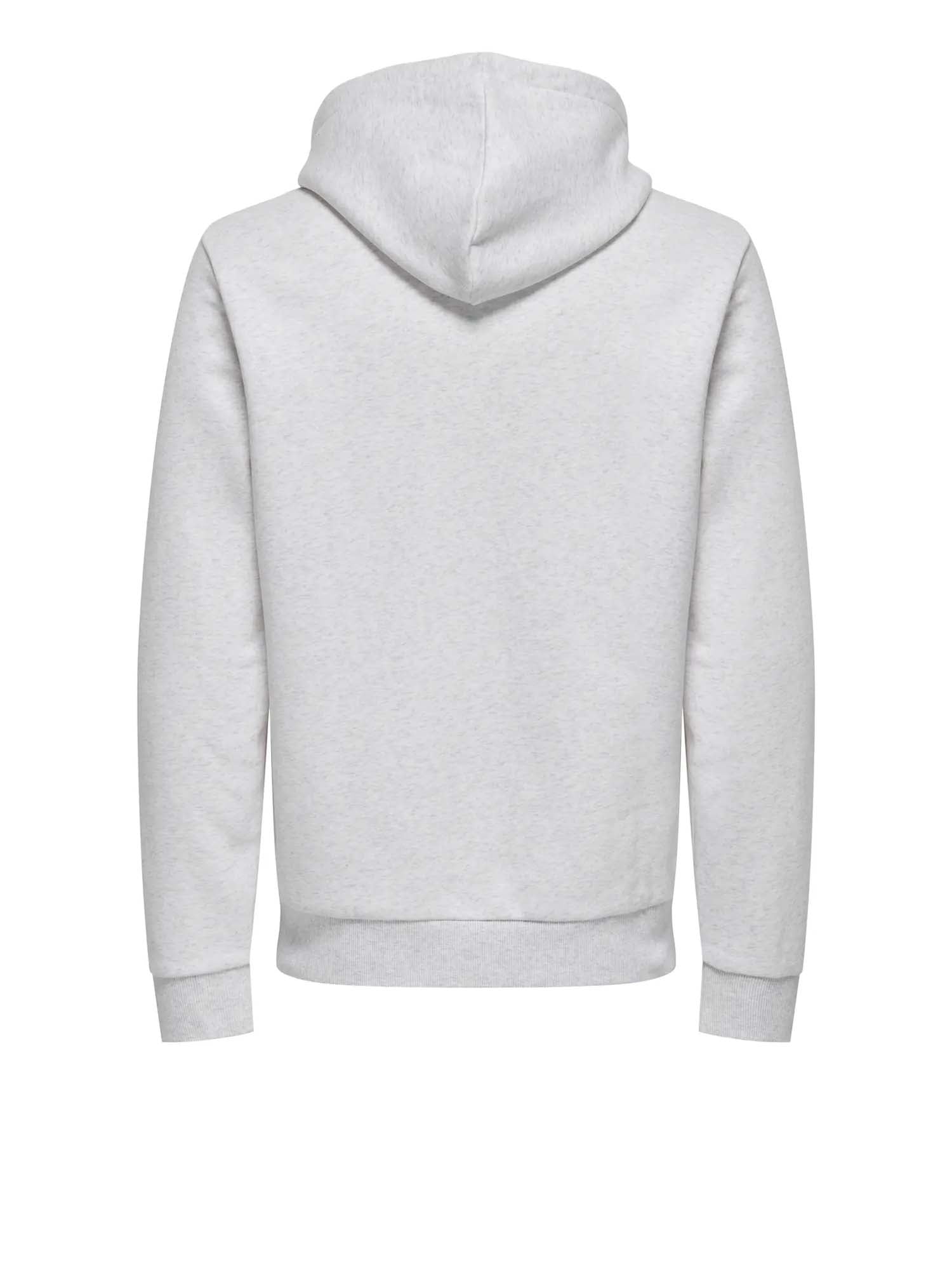 Only & Sons Ceres Hoodie Sweat Grigio