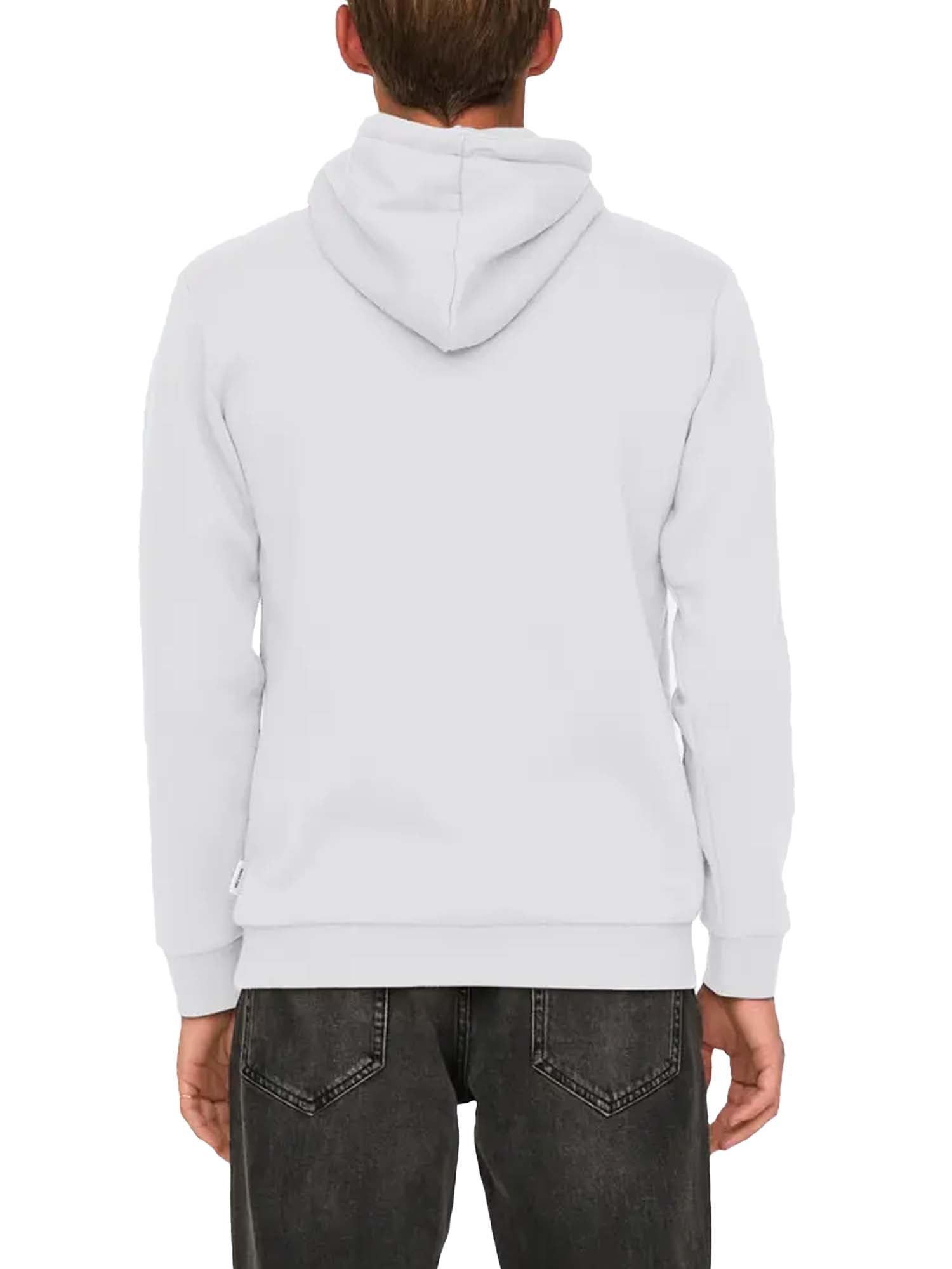 Only & Sons Ceres Hoodie Sweat Grigio