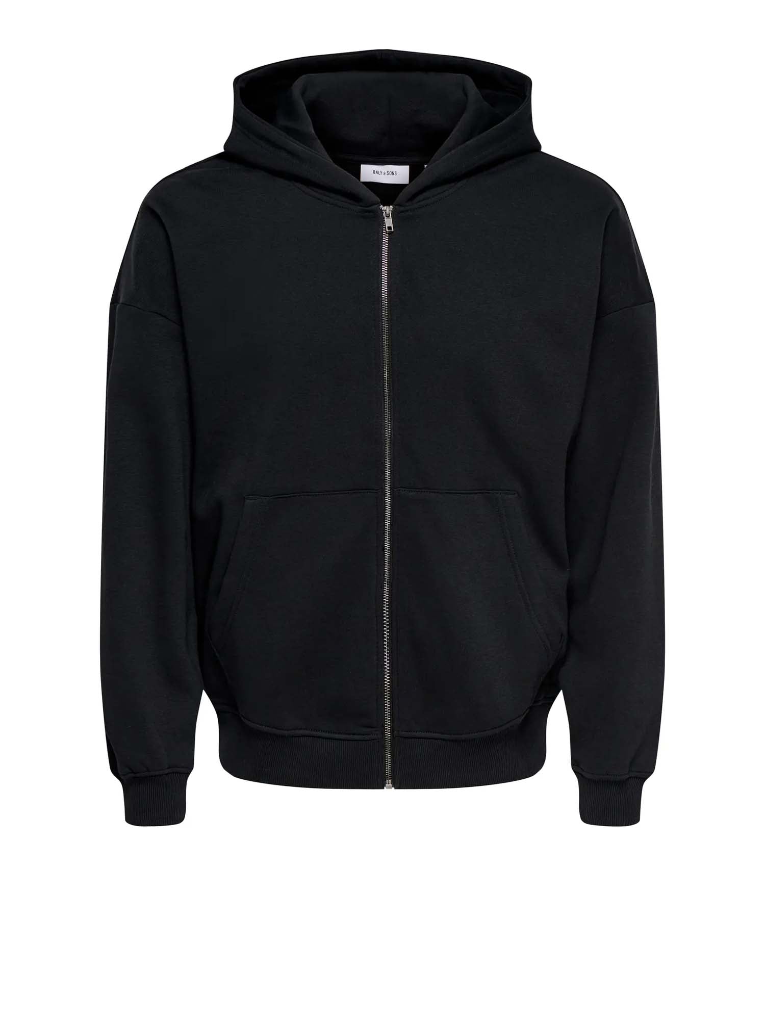 Only & Sons Felpa Turner Vtg Full Zip Nero