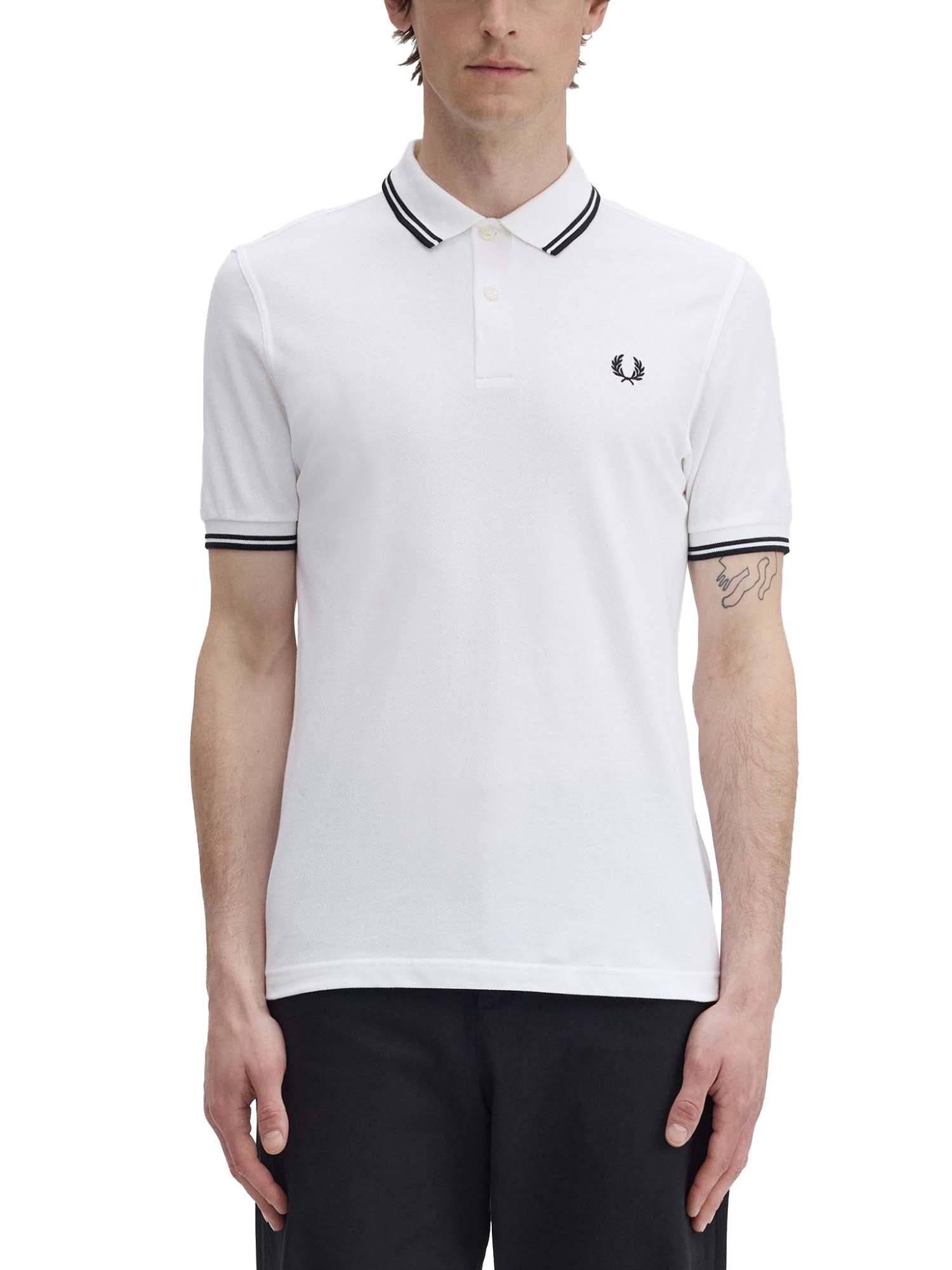 Fred Perry The Fred Perry Shirt Bianco