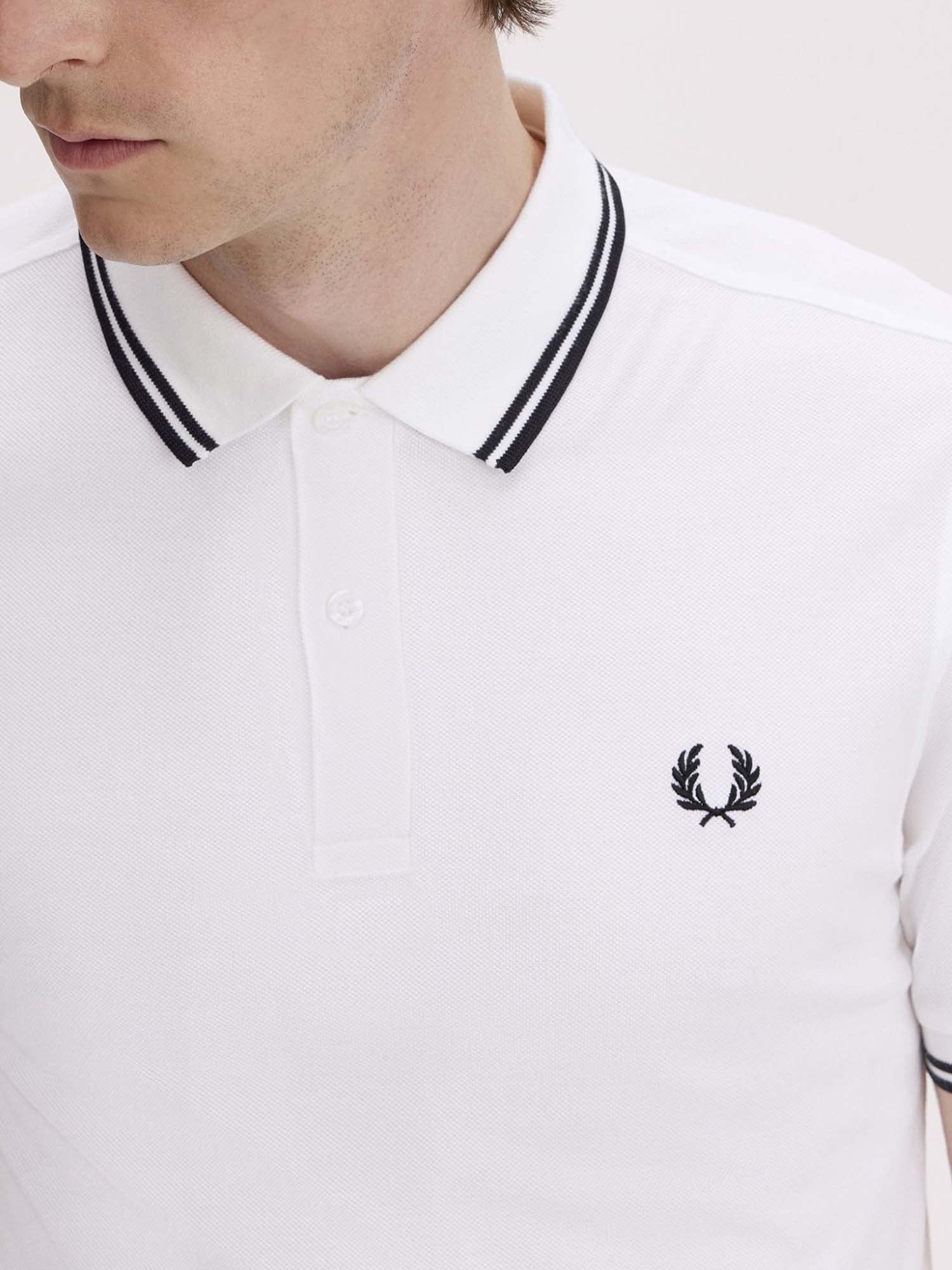 Fred Perry The Fred Perry Shirt Bianco