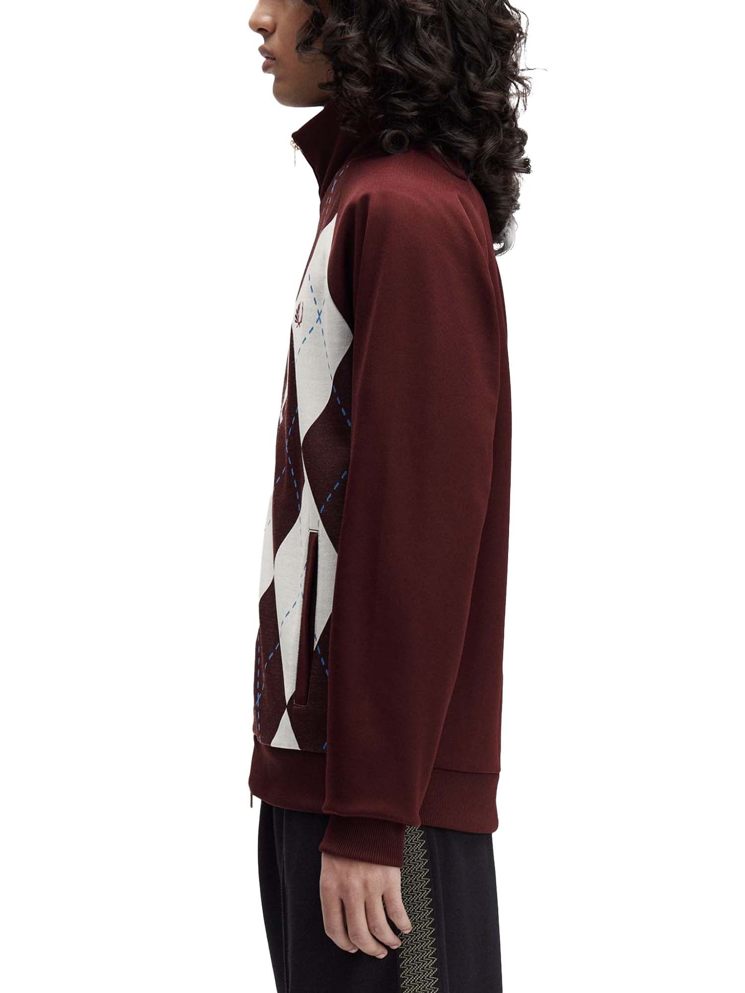 Fred Perry Track jacket a losanghe Bordeaux