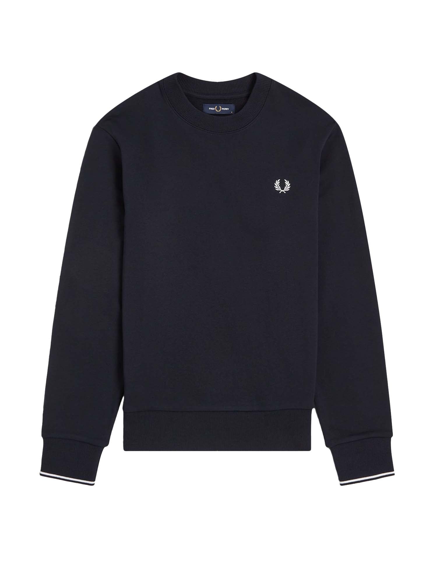 Fred Perry Felpa Girocollo Blu