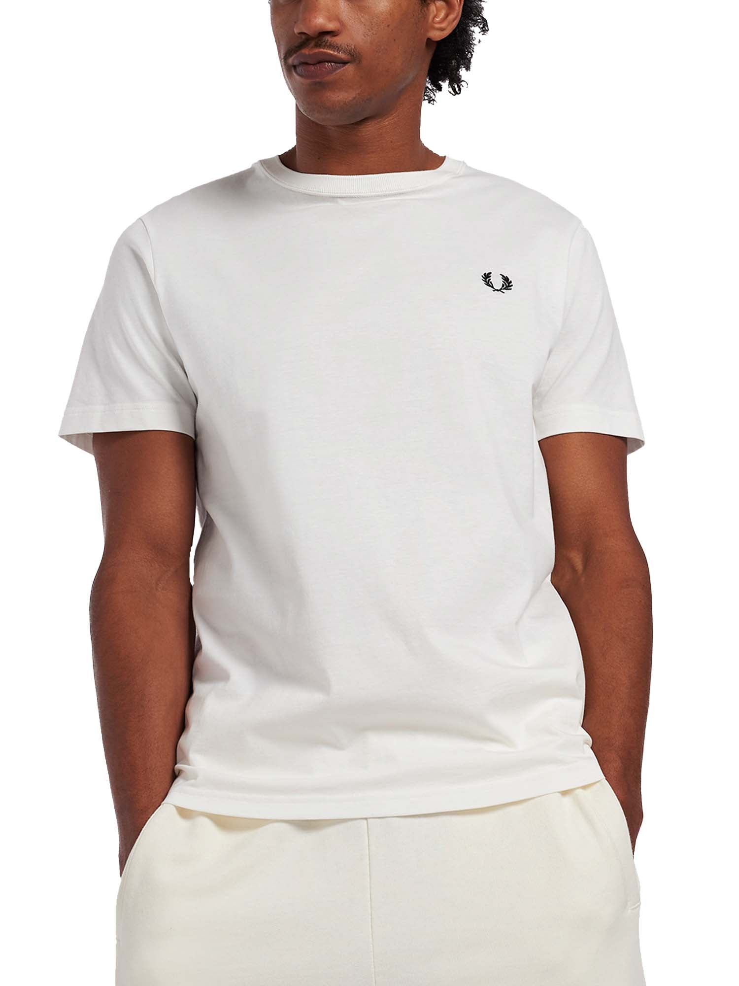 Fred Perry T-shirt girocollo Bianco