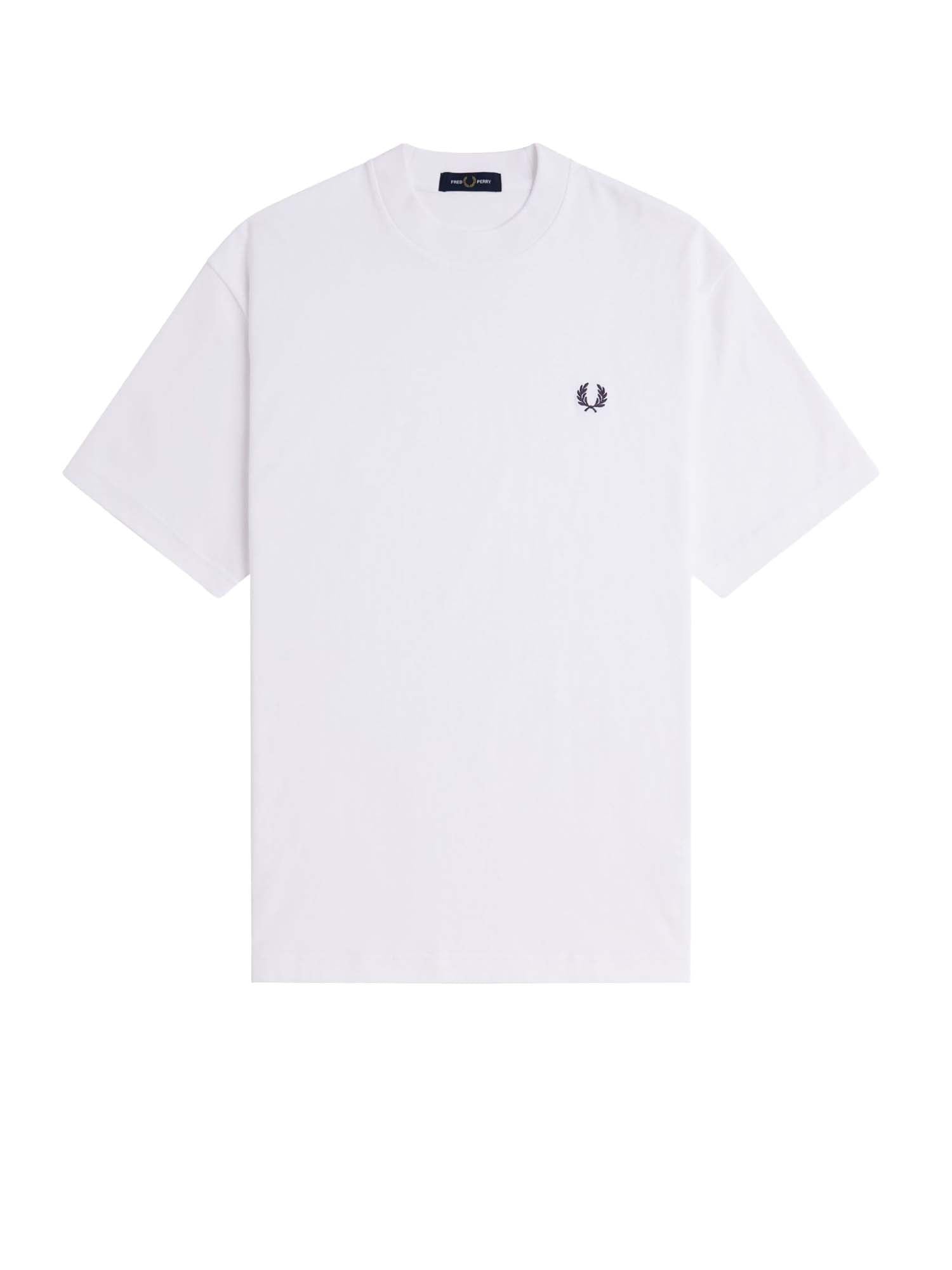 Fred Perry T-shirt dalla vestibilità relaxed Bianco