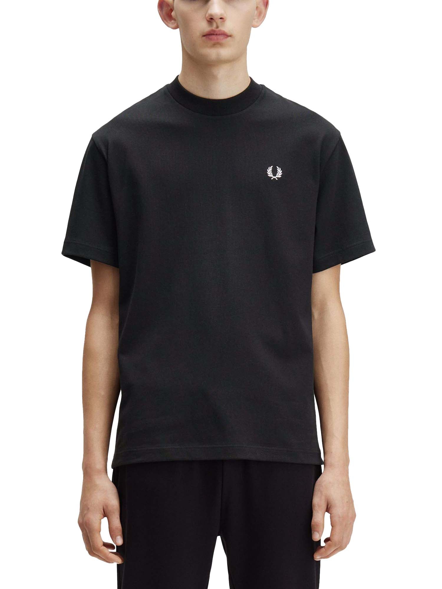 Fred Perry T-shirt dalla vestibilità relaxed Nero
