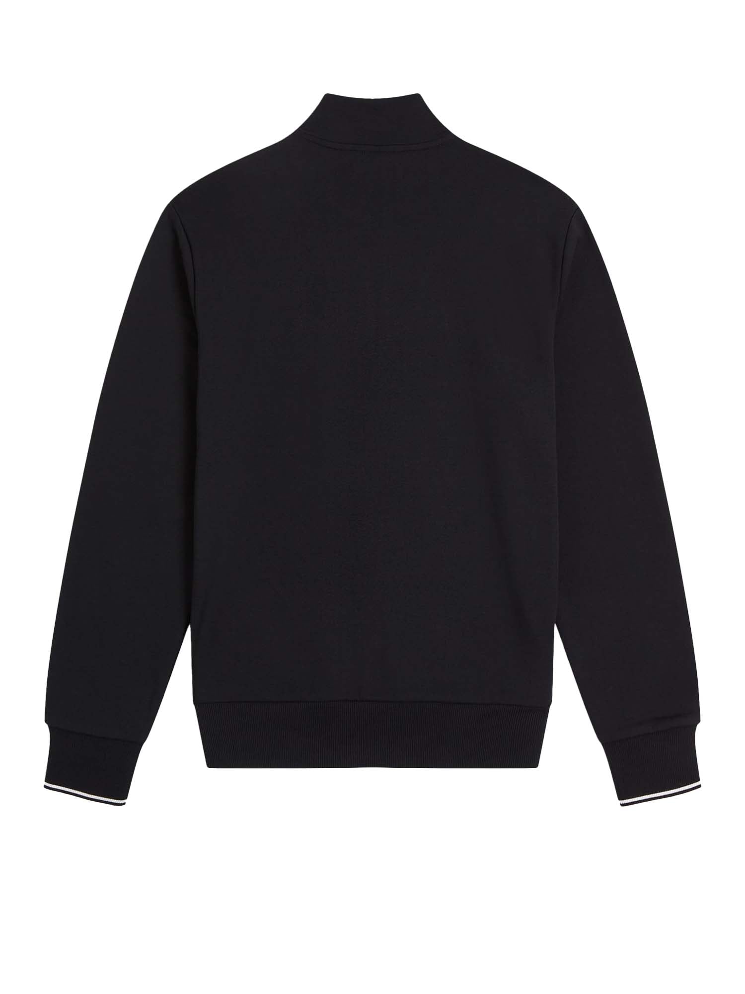 Fred Perry Felpa a mezza zip Nero