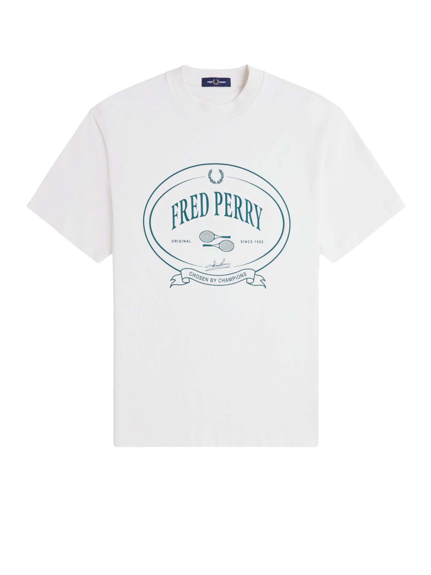 Fred Perry T-shirt Chosen By Champions Bianco