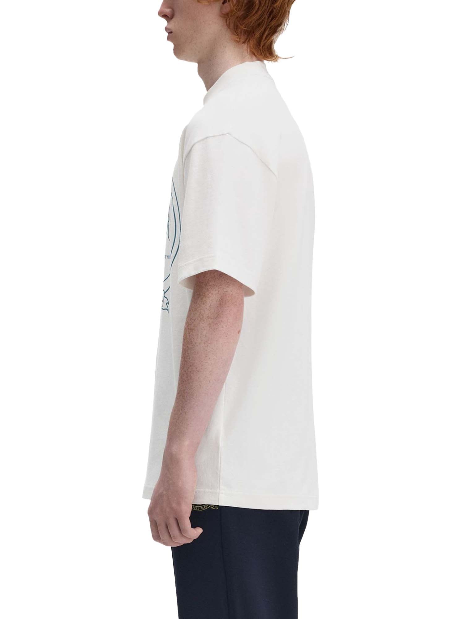 Fred Perry T-shirt Chosen By Champions Bianco