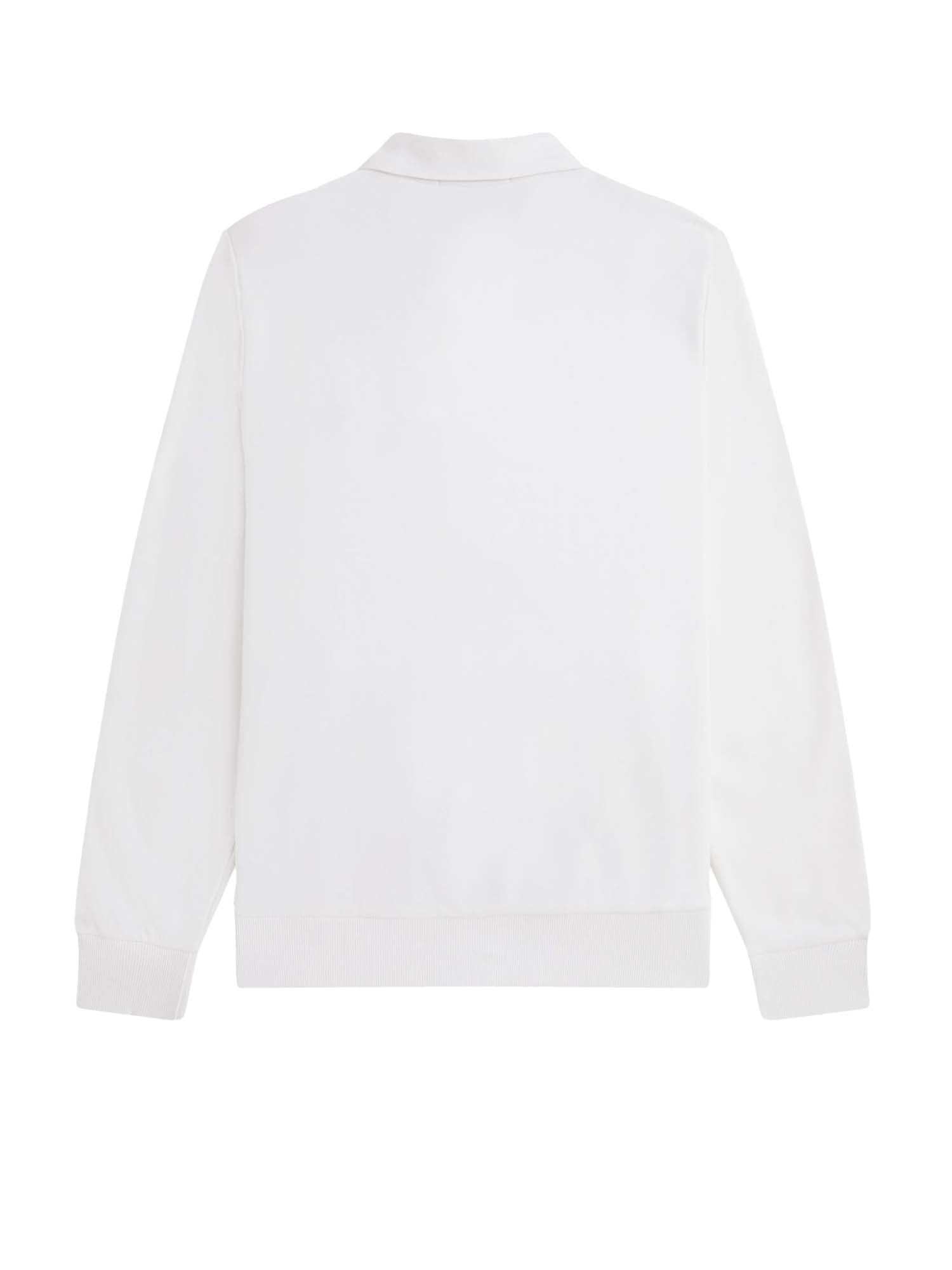 Fred Perry Felpa con colletto Tennis Badge Bianco