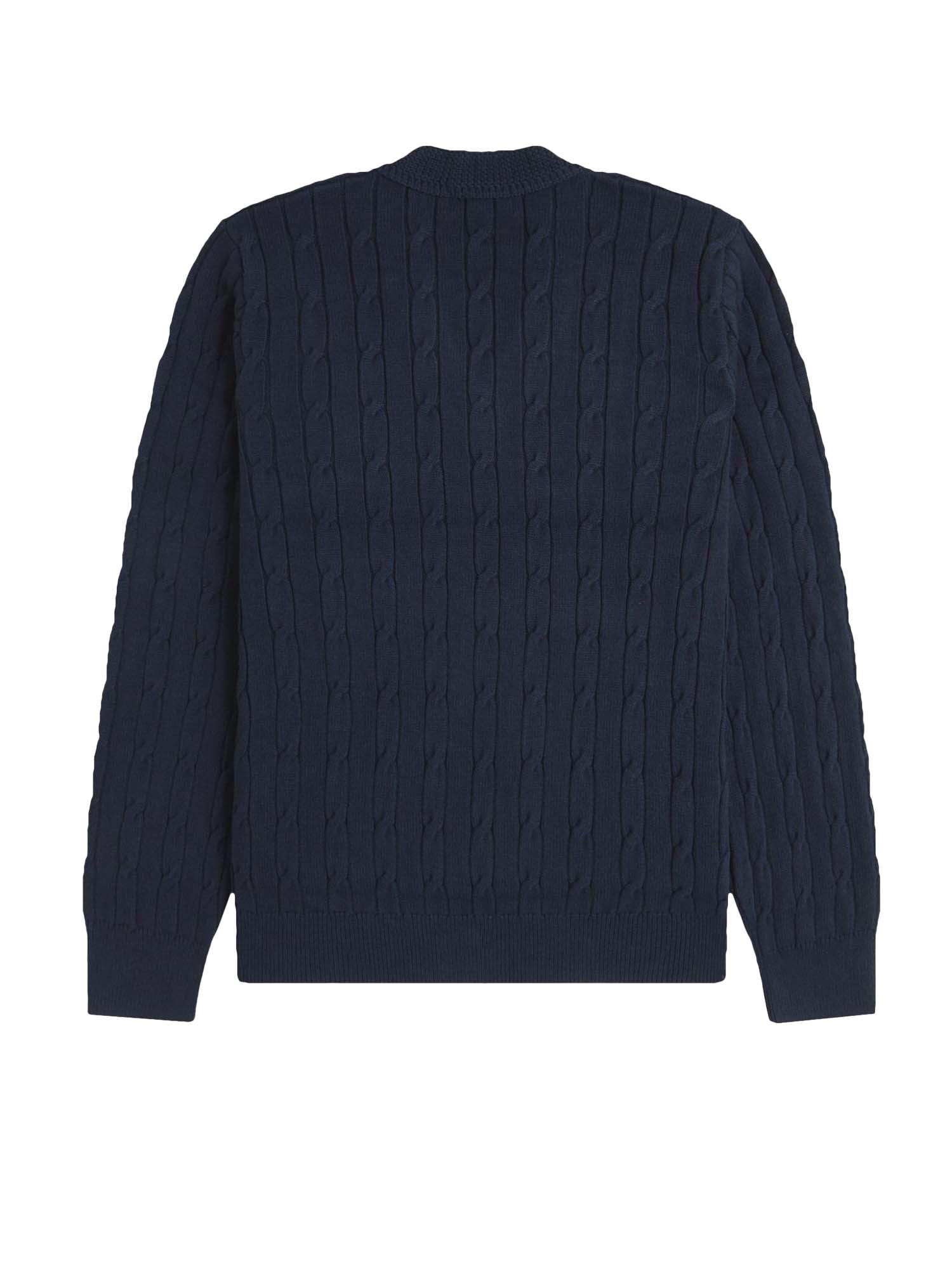 Fred Perry Maglione a trecce Tennis Badge Blu