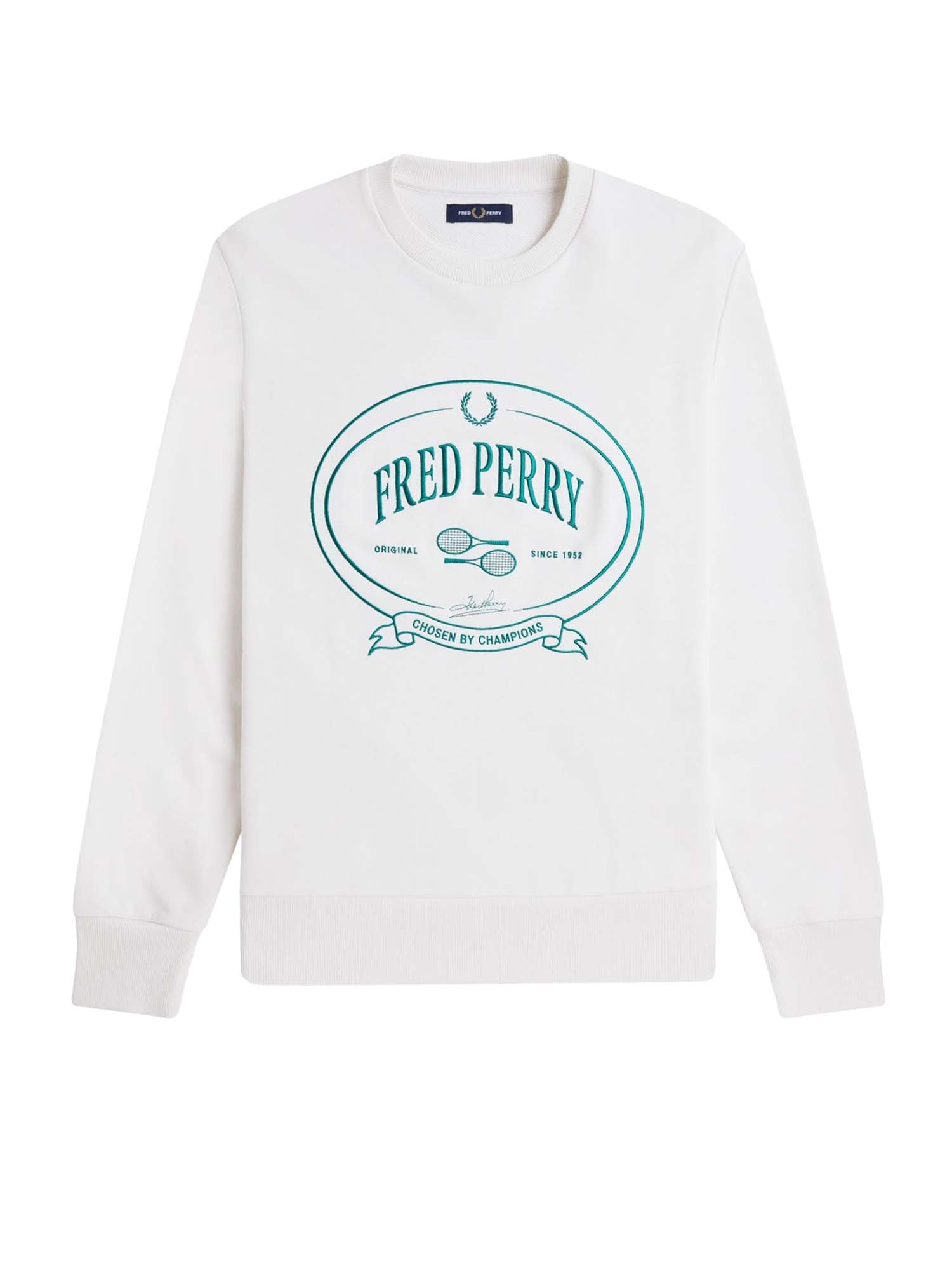 Fred Perry Felpa Chosen By Champions Bianco