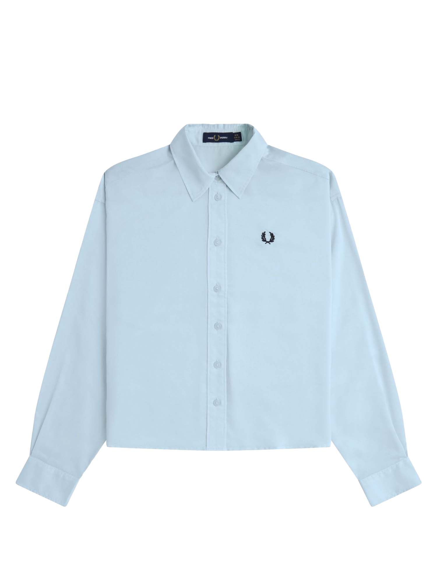 Fred Perry Camicia con bottoni da Donna Azzurro