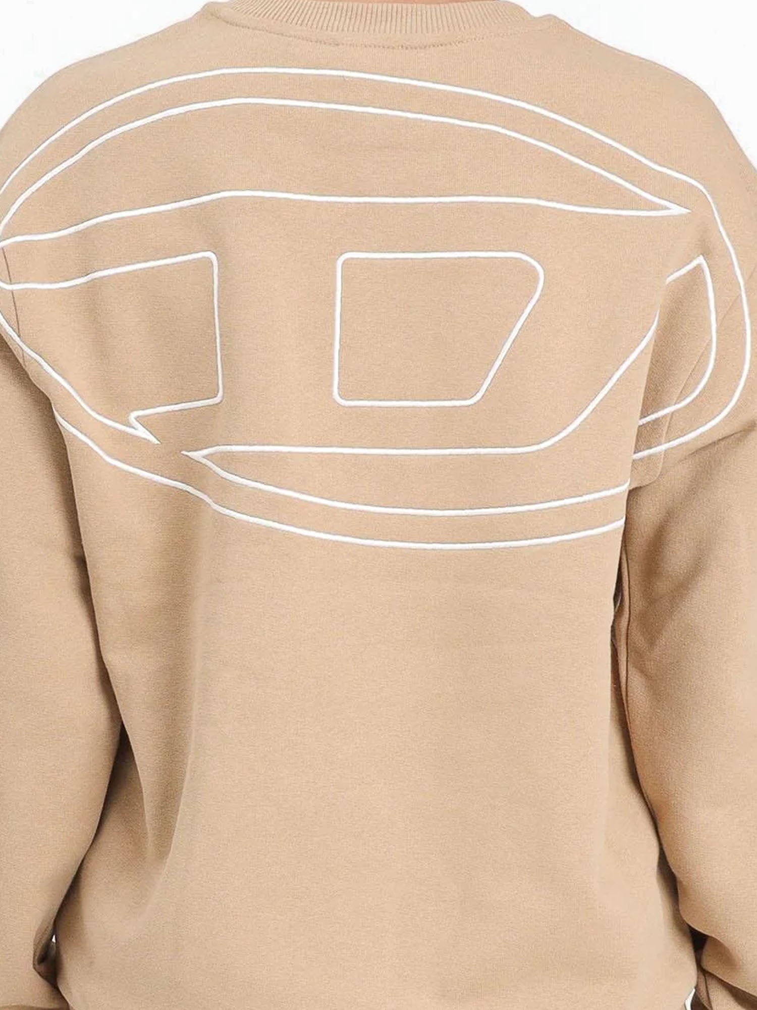 Diesel Srobmegolav Over Felpa Beige Cord Bambino Beige