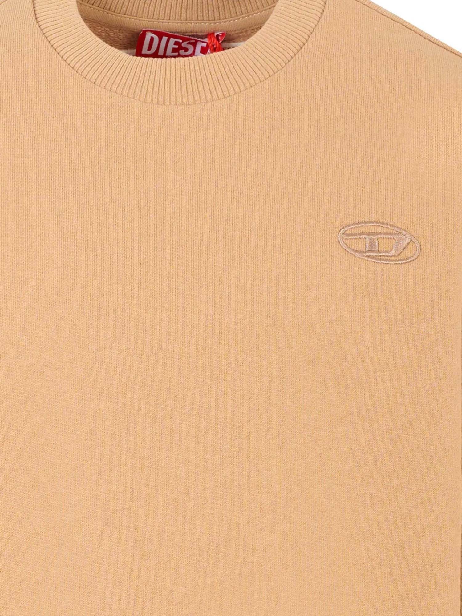 Diesel Srobmegolav Over Felpa Beige Cord Bambino Beige