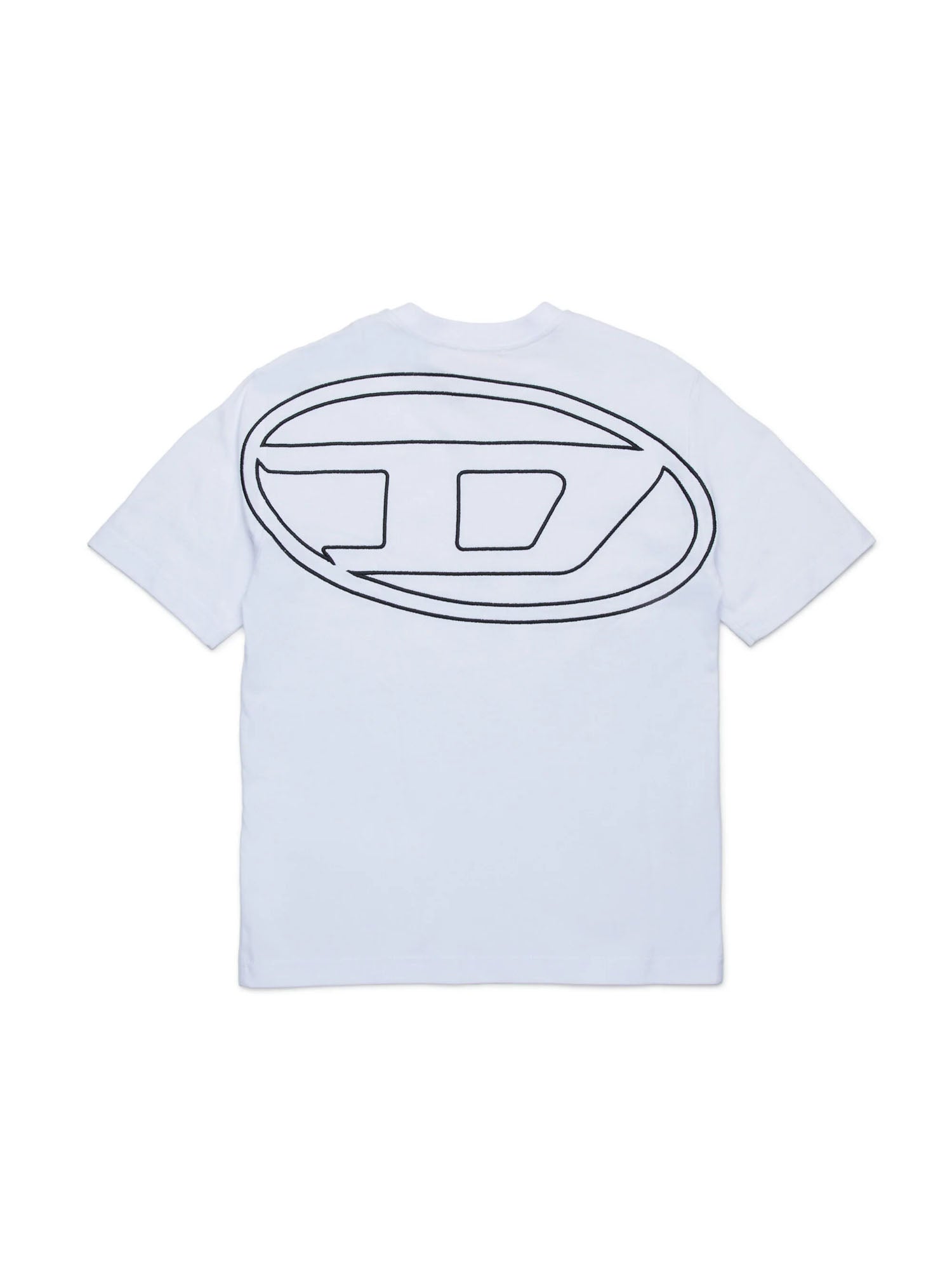 Diesel Tboggymegovald Over Maglietta Kids Bianco