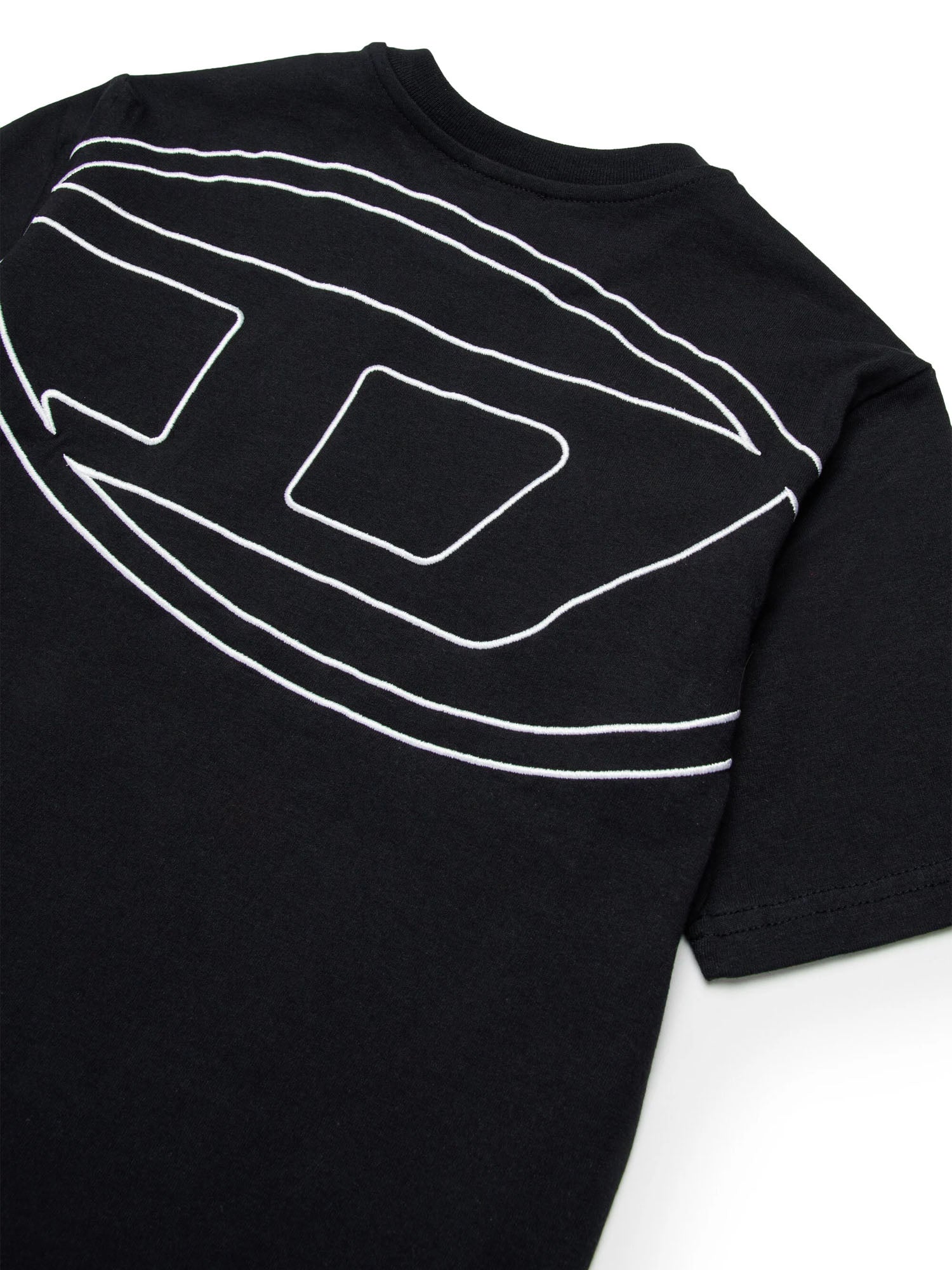 Diesel Tboggymegovald Over Maglietta Kids Nero