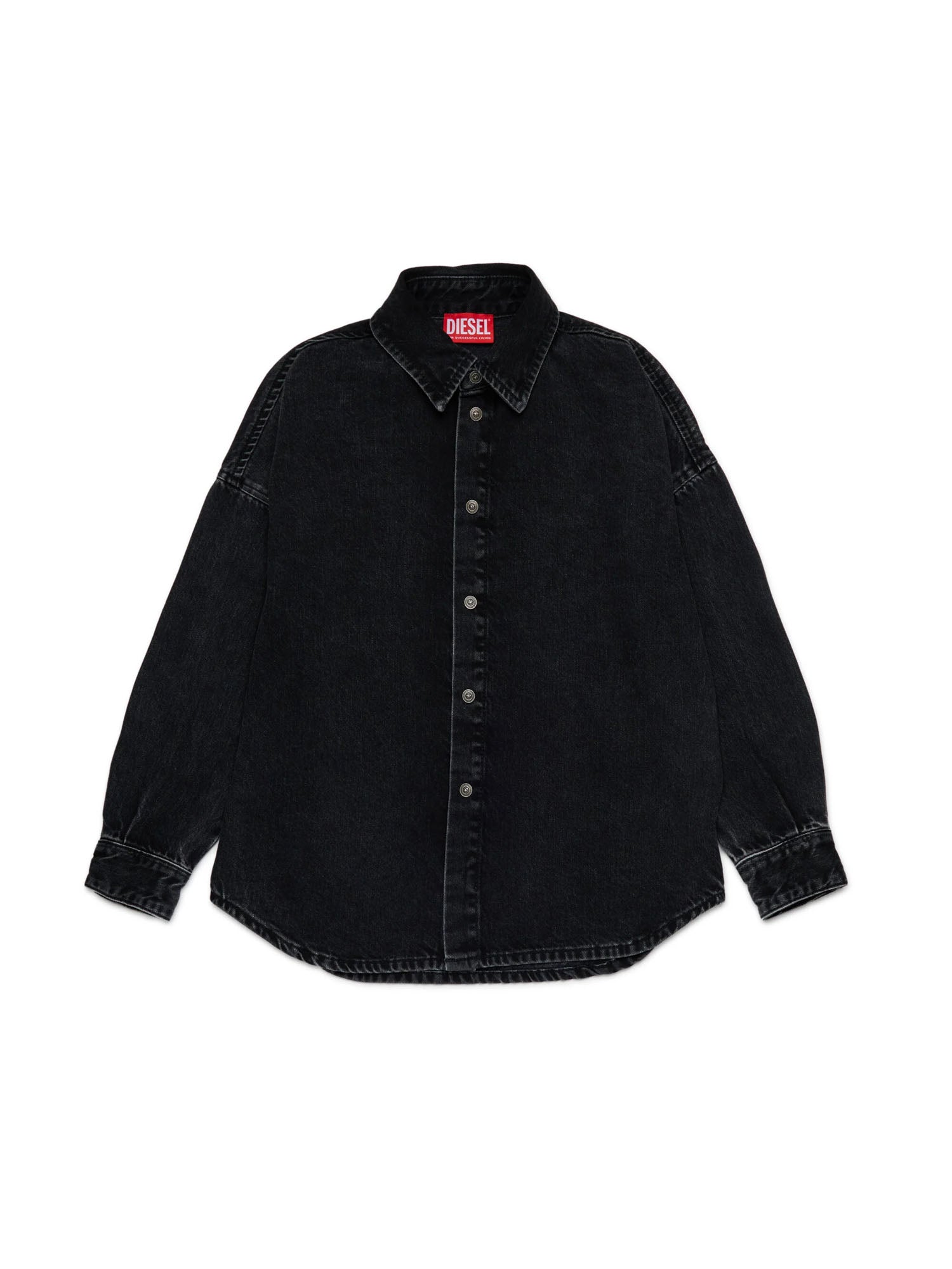 Diesel Ckama Camicia Denim Kids Nero