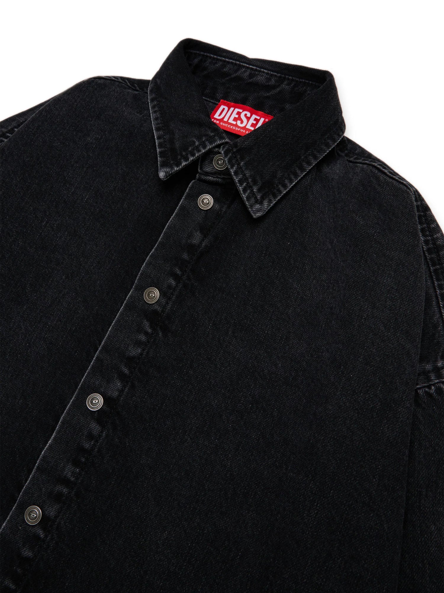 Diesel Ckama Camicia Denim Kids Nero