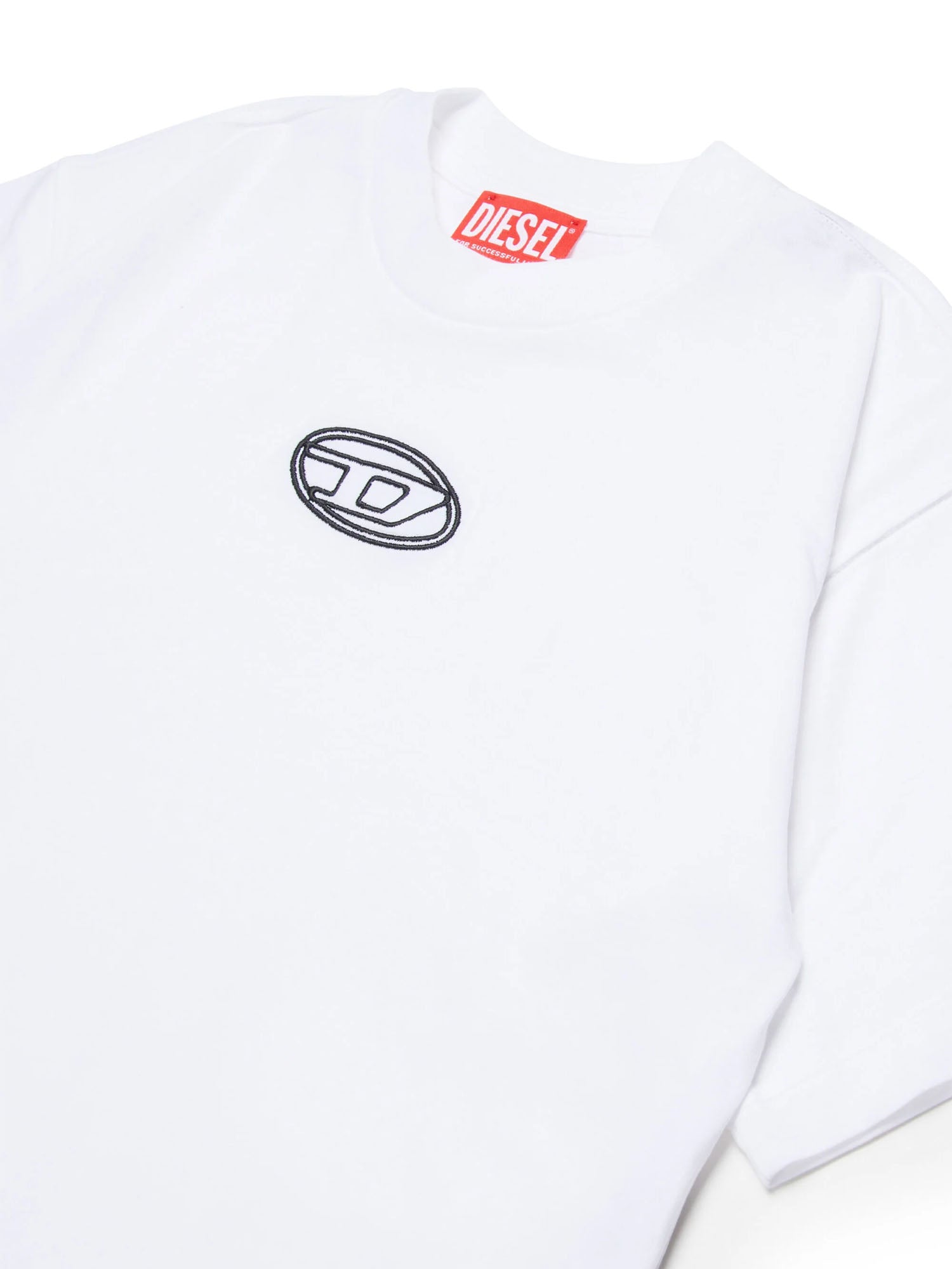 Diesel Tixan Maglietta Kids Bianco